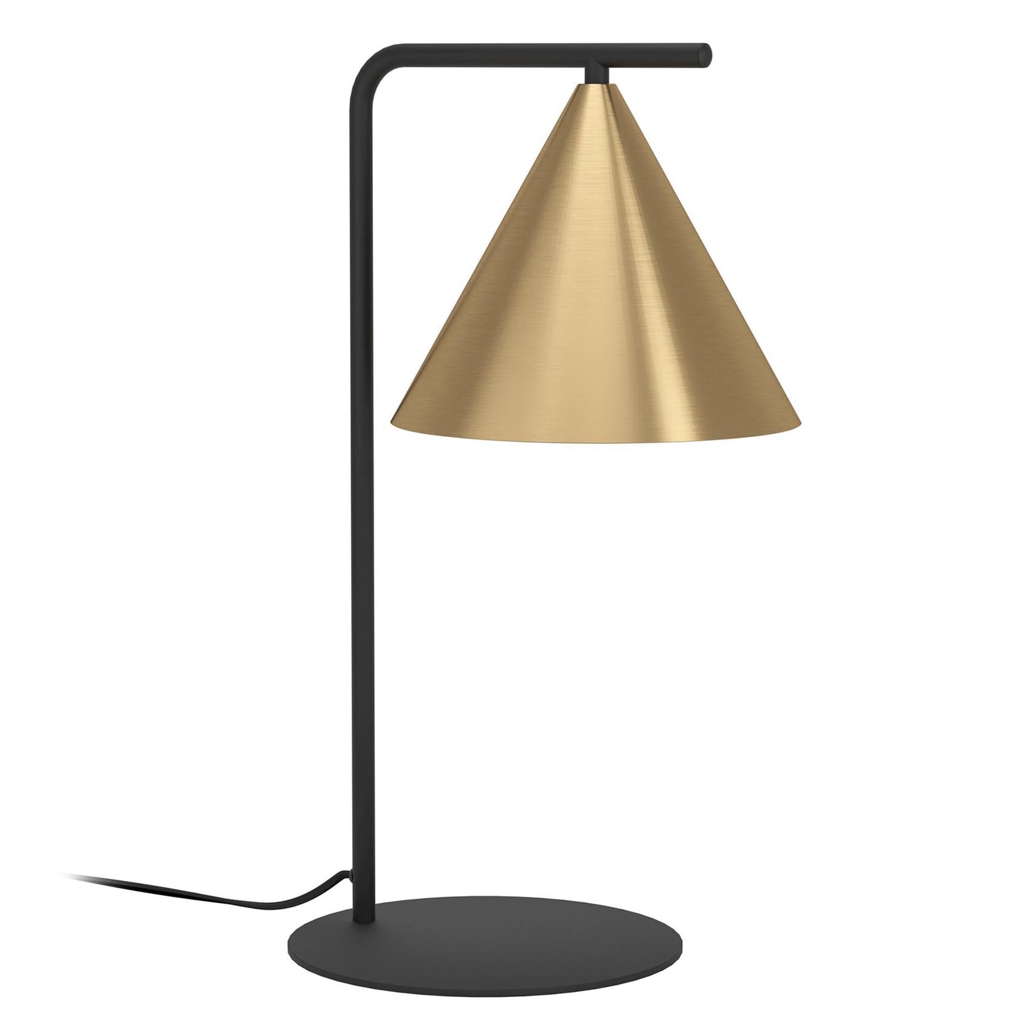 Lampe de table ESCANDELL noir/doré H50cm