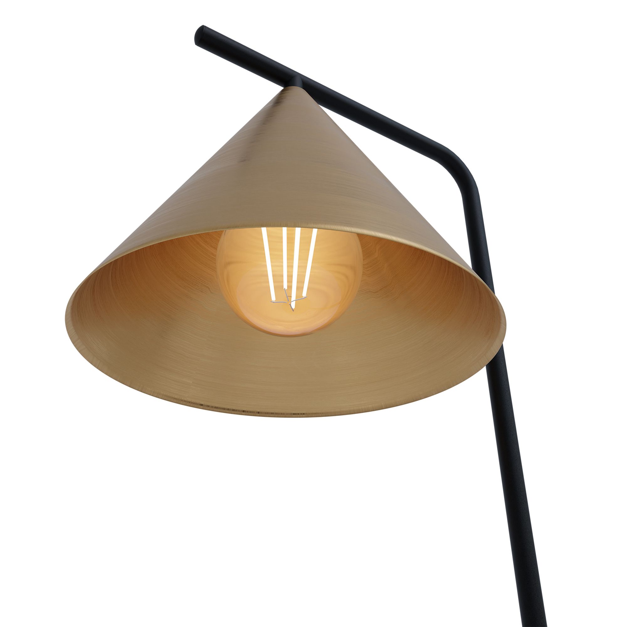 Lampe de table ESCANDELL noir/doré H50cm