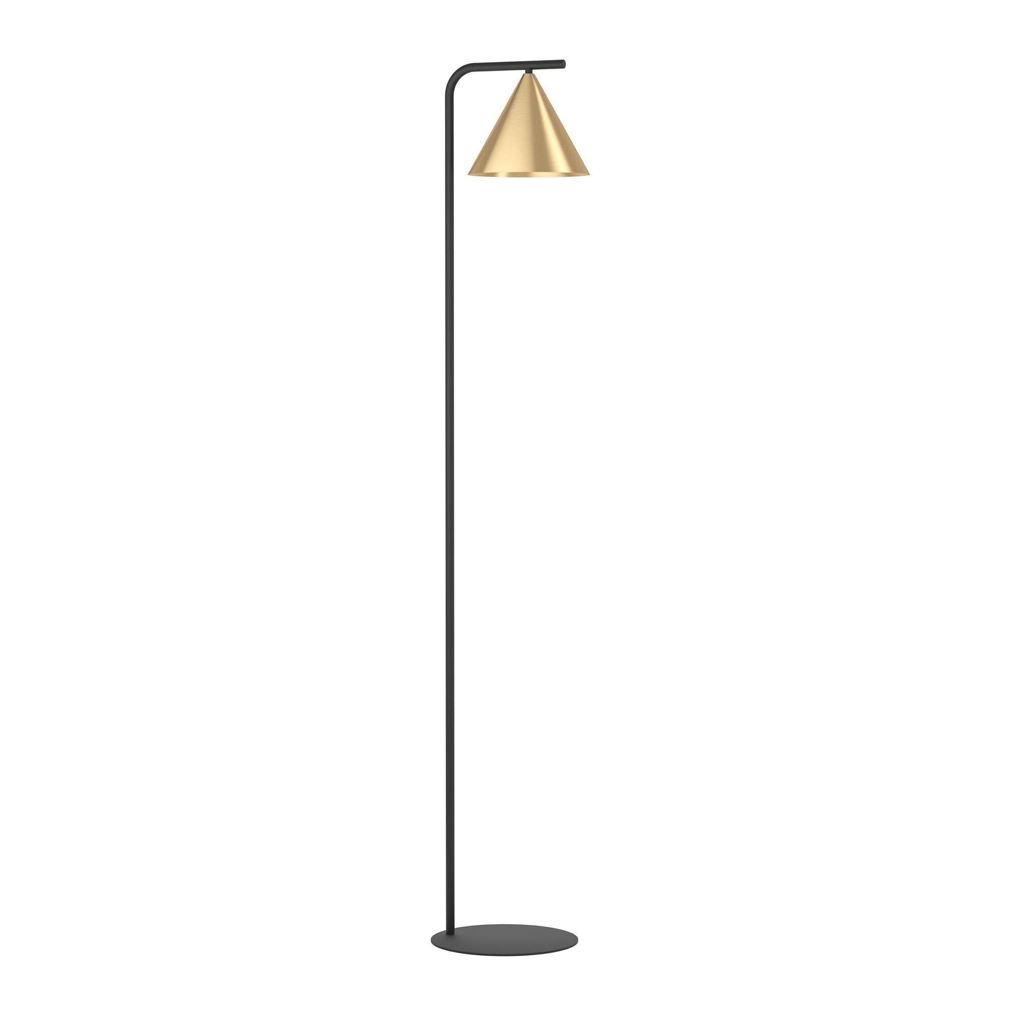 Lampadaire ESCANDELL noir/doré H162cm