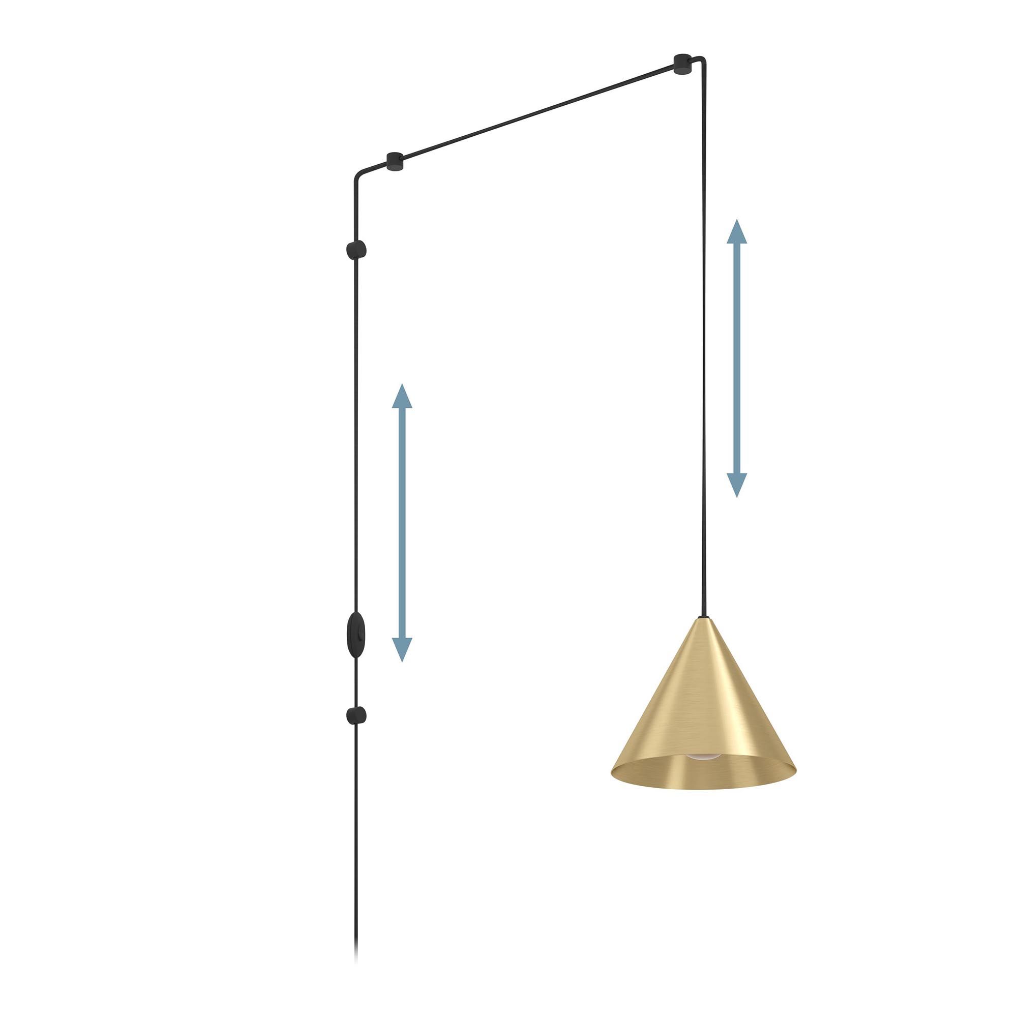Applique NARICES doré L142cm