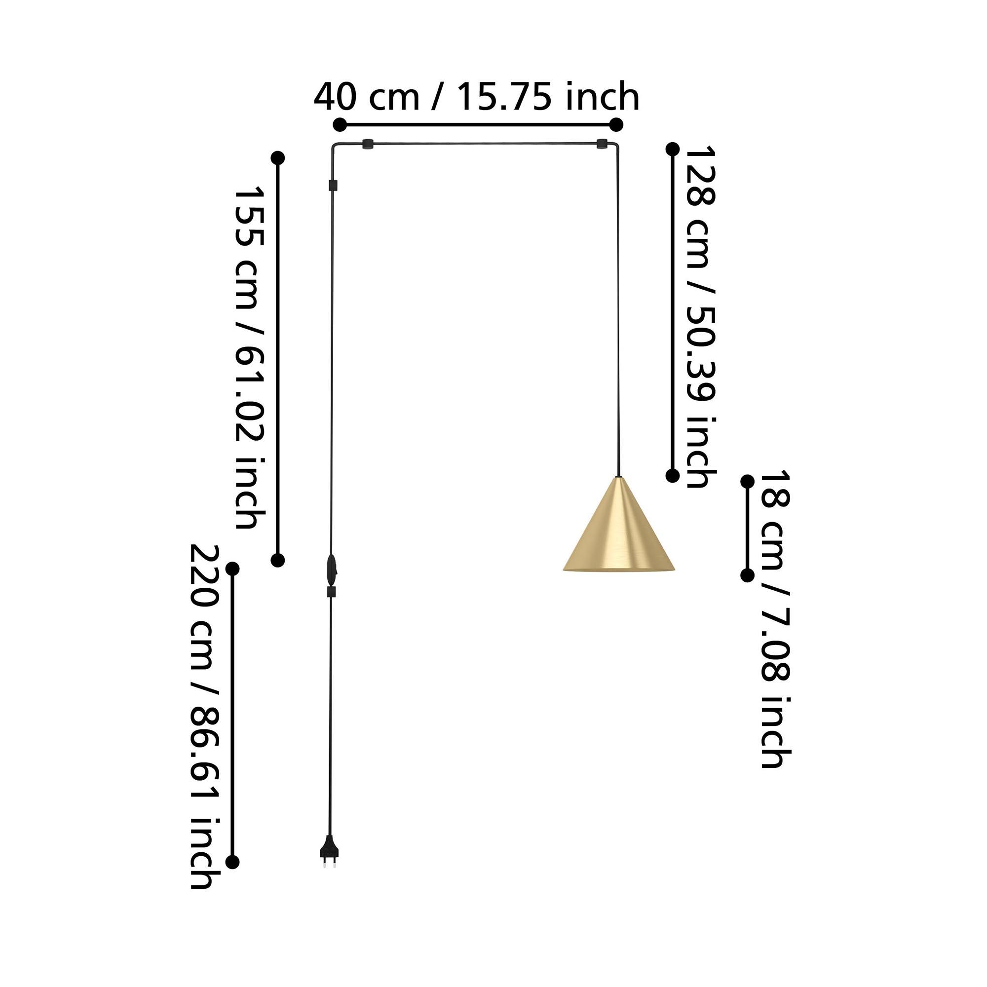Applique NARICES doré L142cm