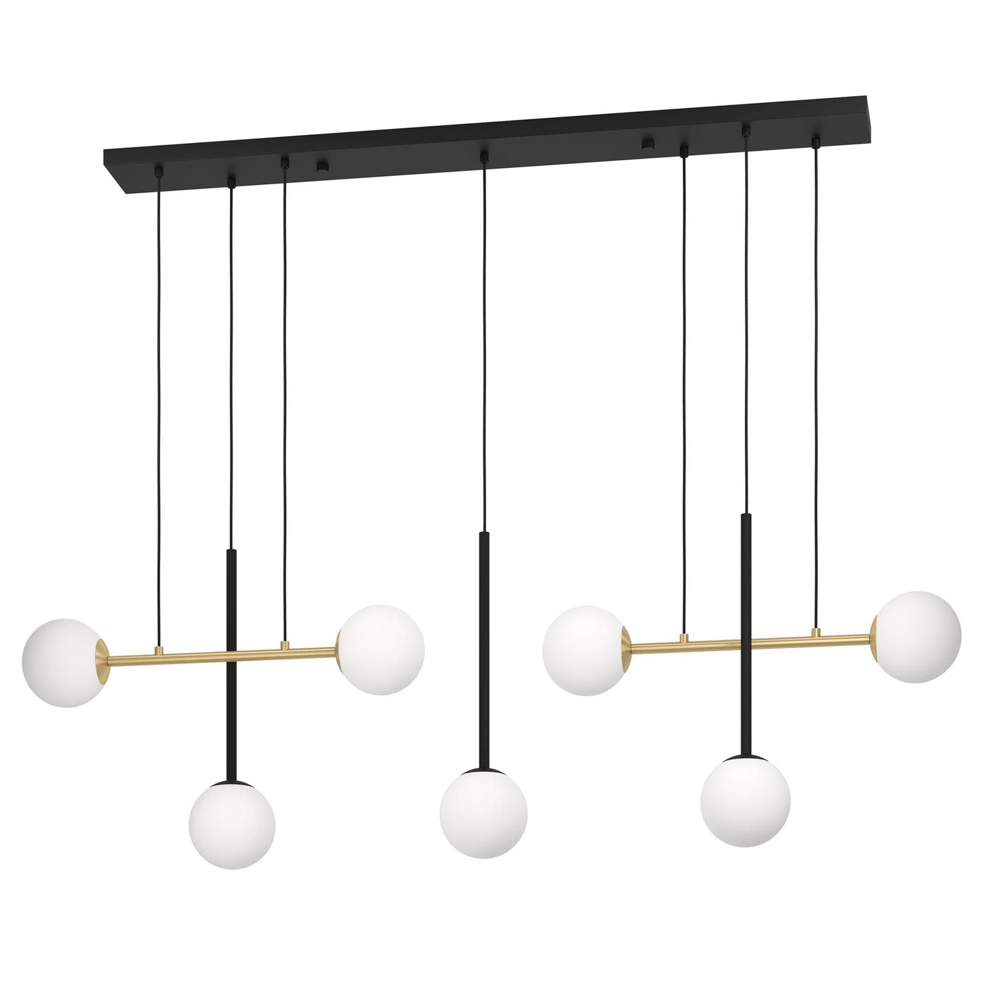 Suspension PAZ noir L144,5cm