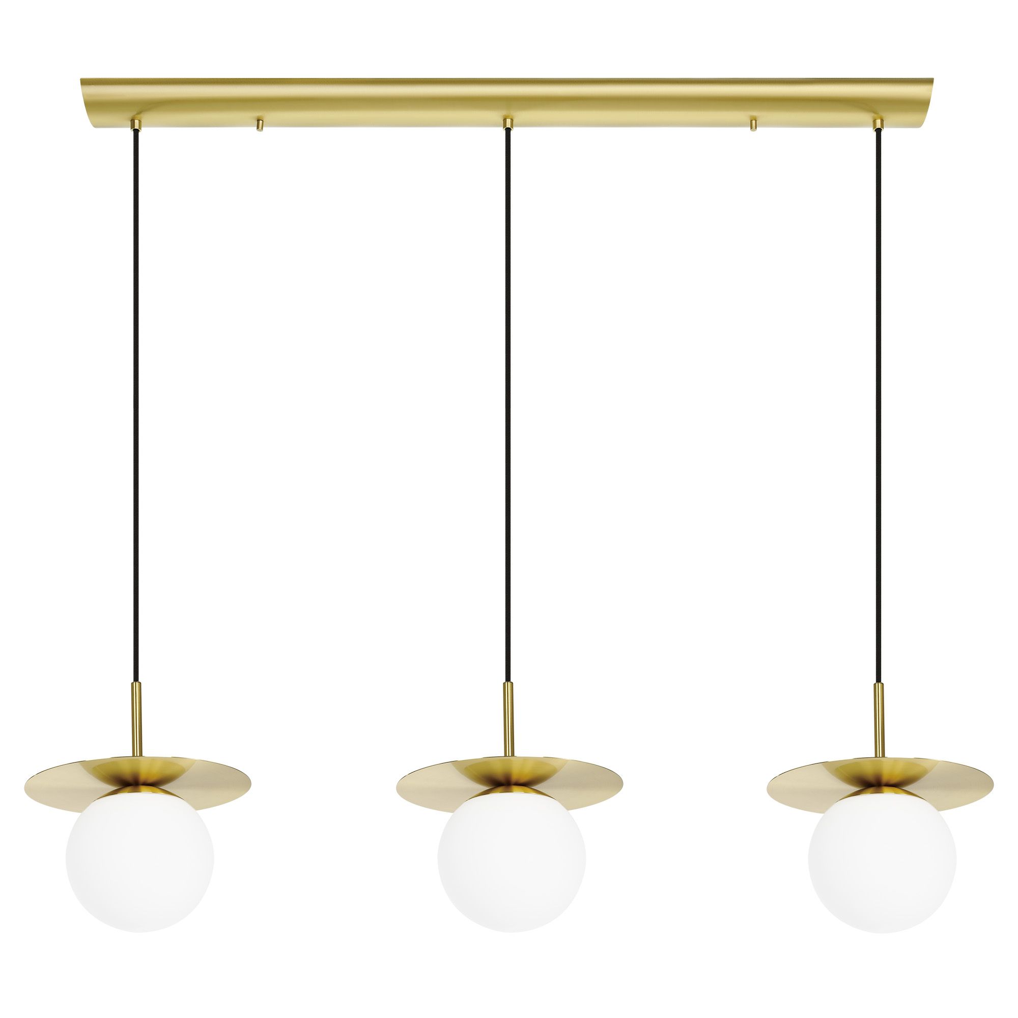 Suspension ARENALES doré L110cm