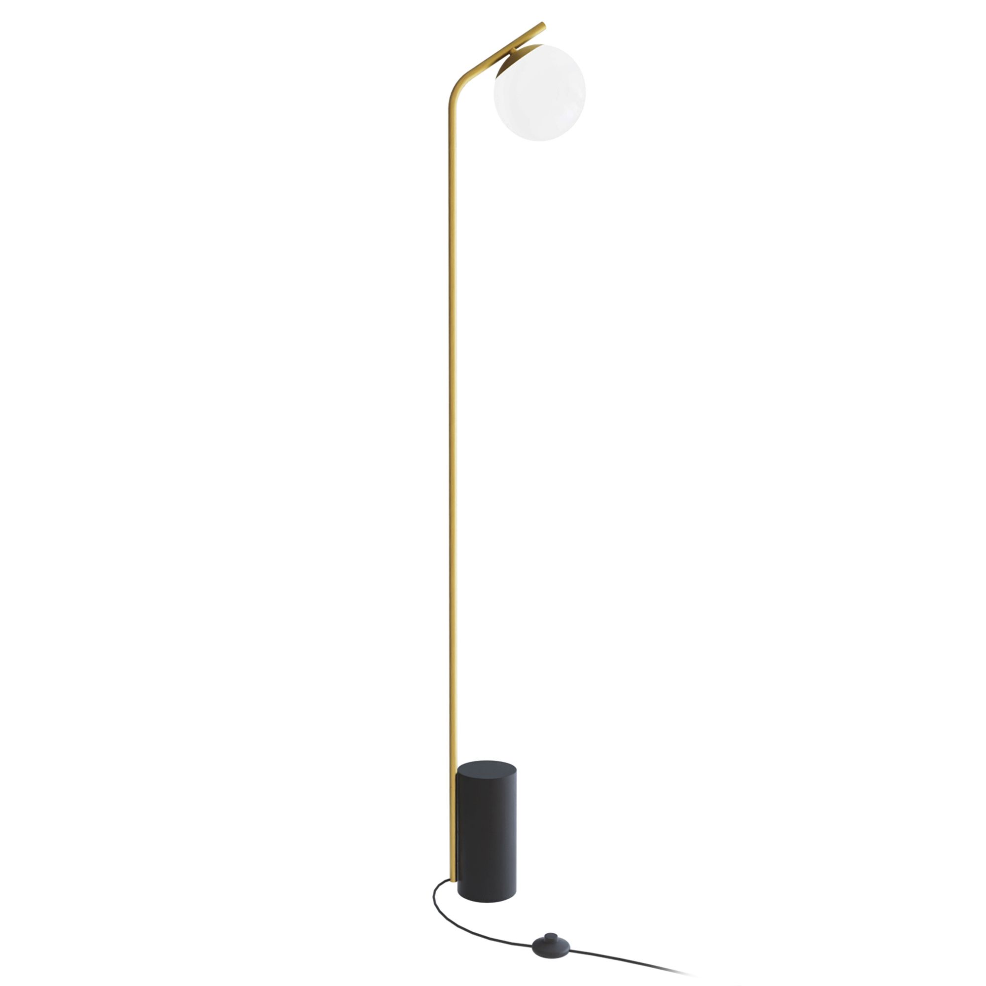 Lampadaire BETULIA doré H172cm