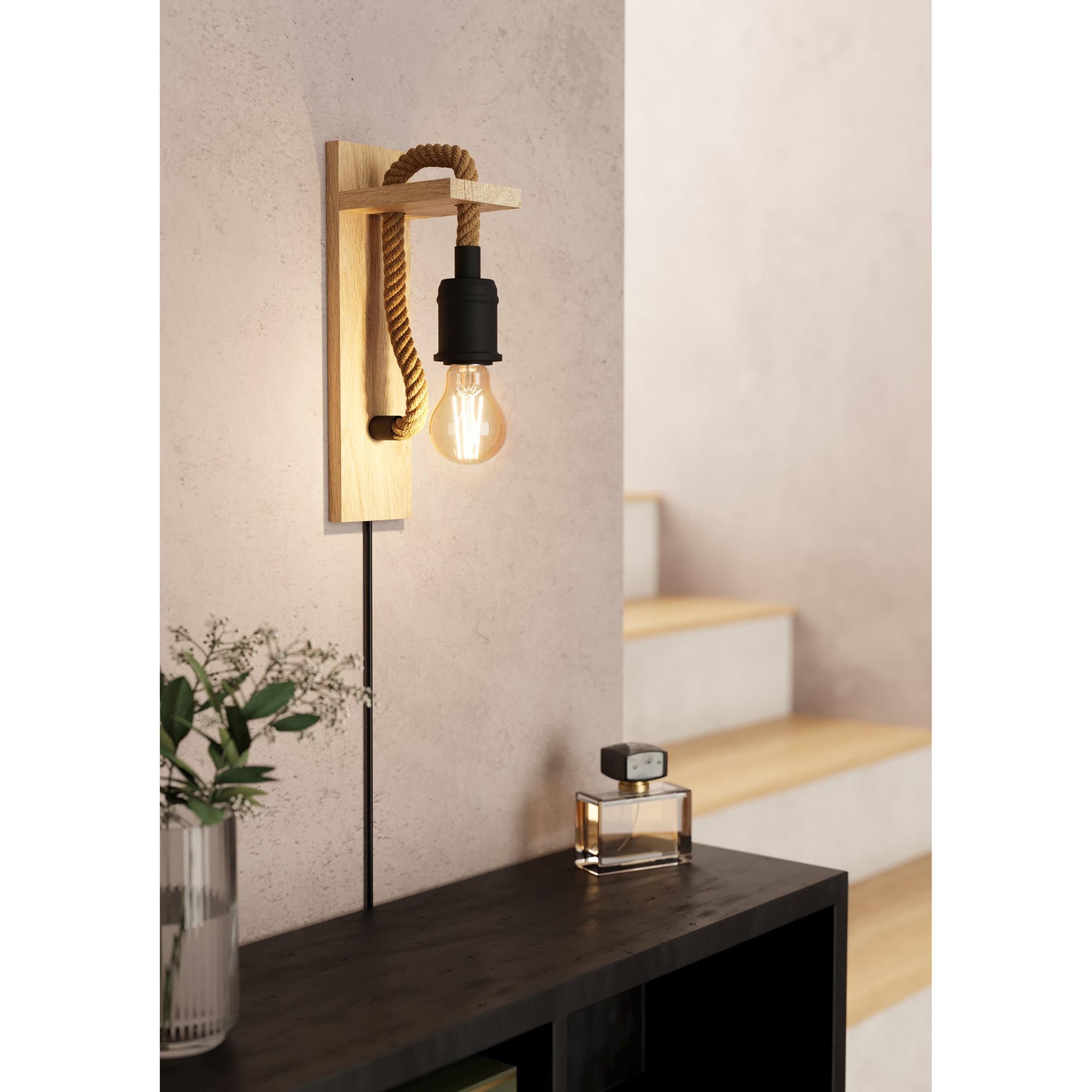 Applique RAMPSIDE bois H30cm