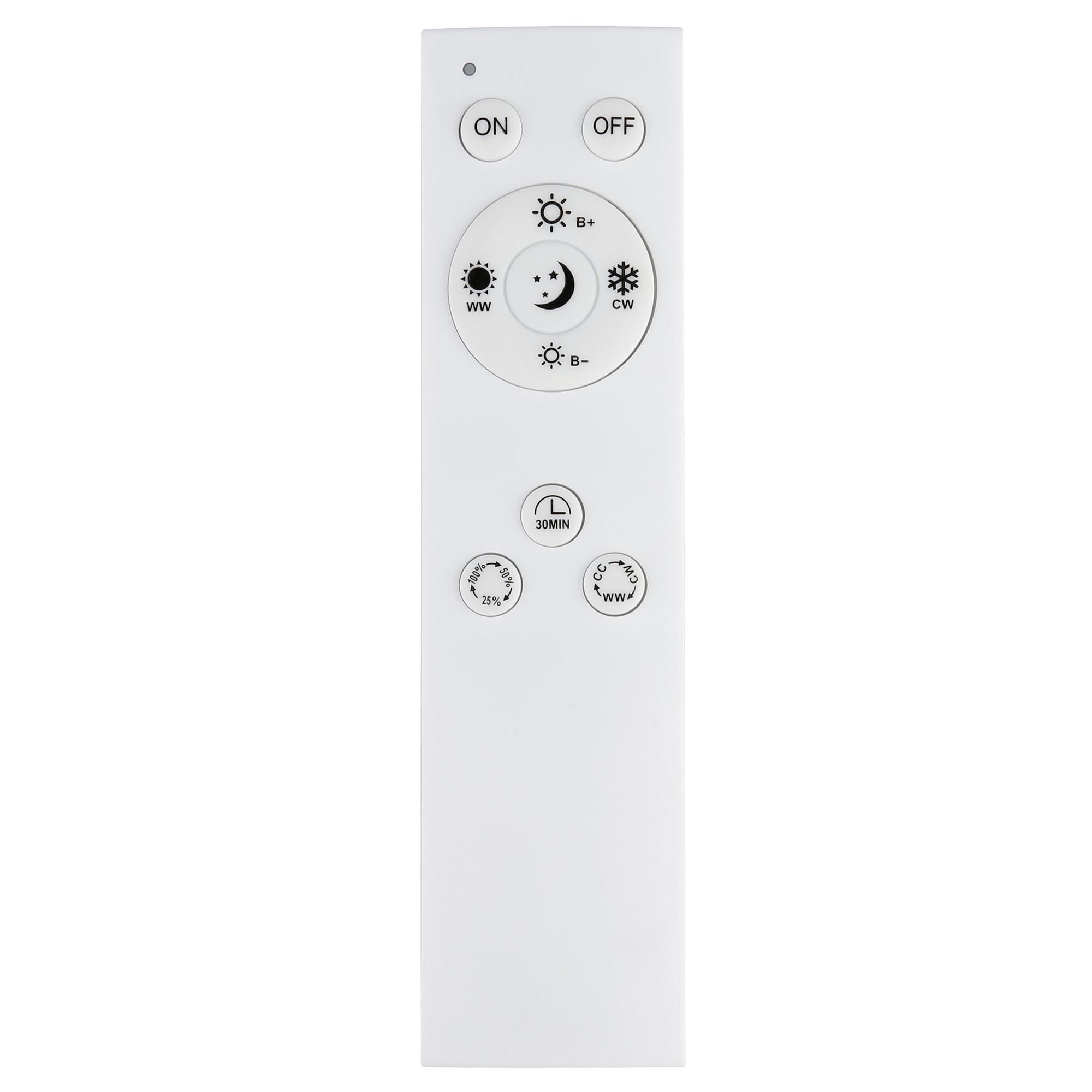 Plafonnier LED dimmable MONIROTE noir L78cm