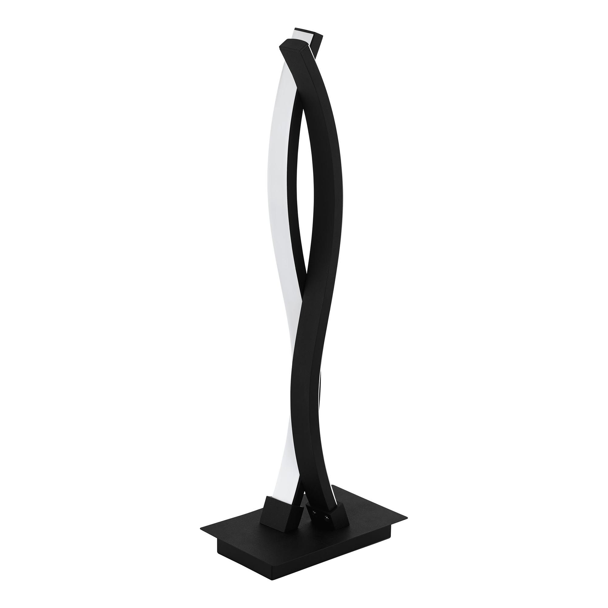Lampe LED noir LASANA 3 noir H46cm
