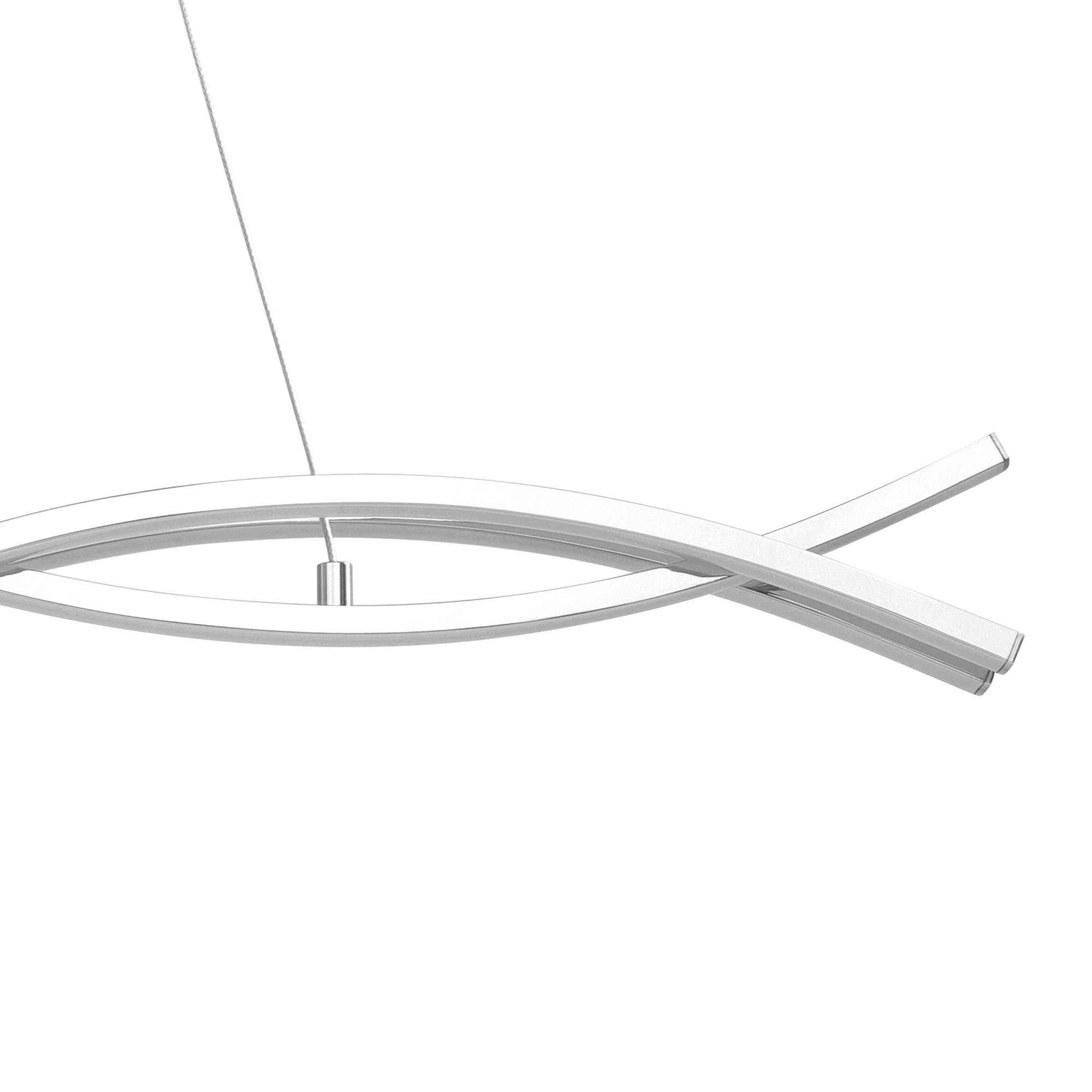 Suspension LED LASANA 2 chrome L100cm