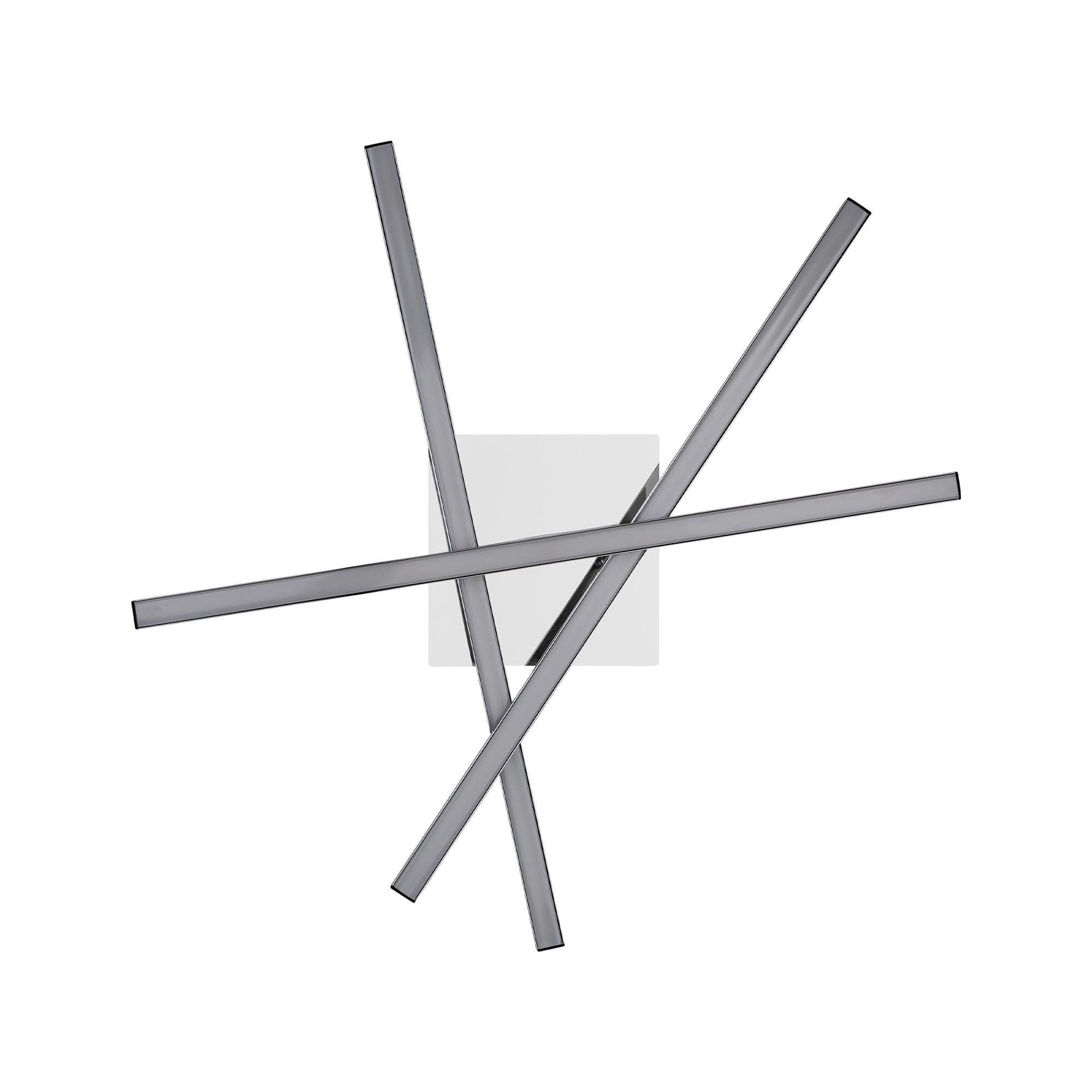 Plafonnier  LED LASANA 1 chrome Ø50cm