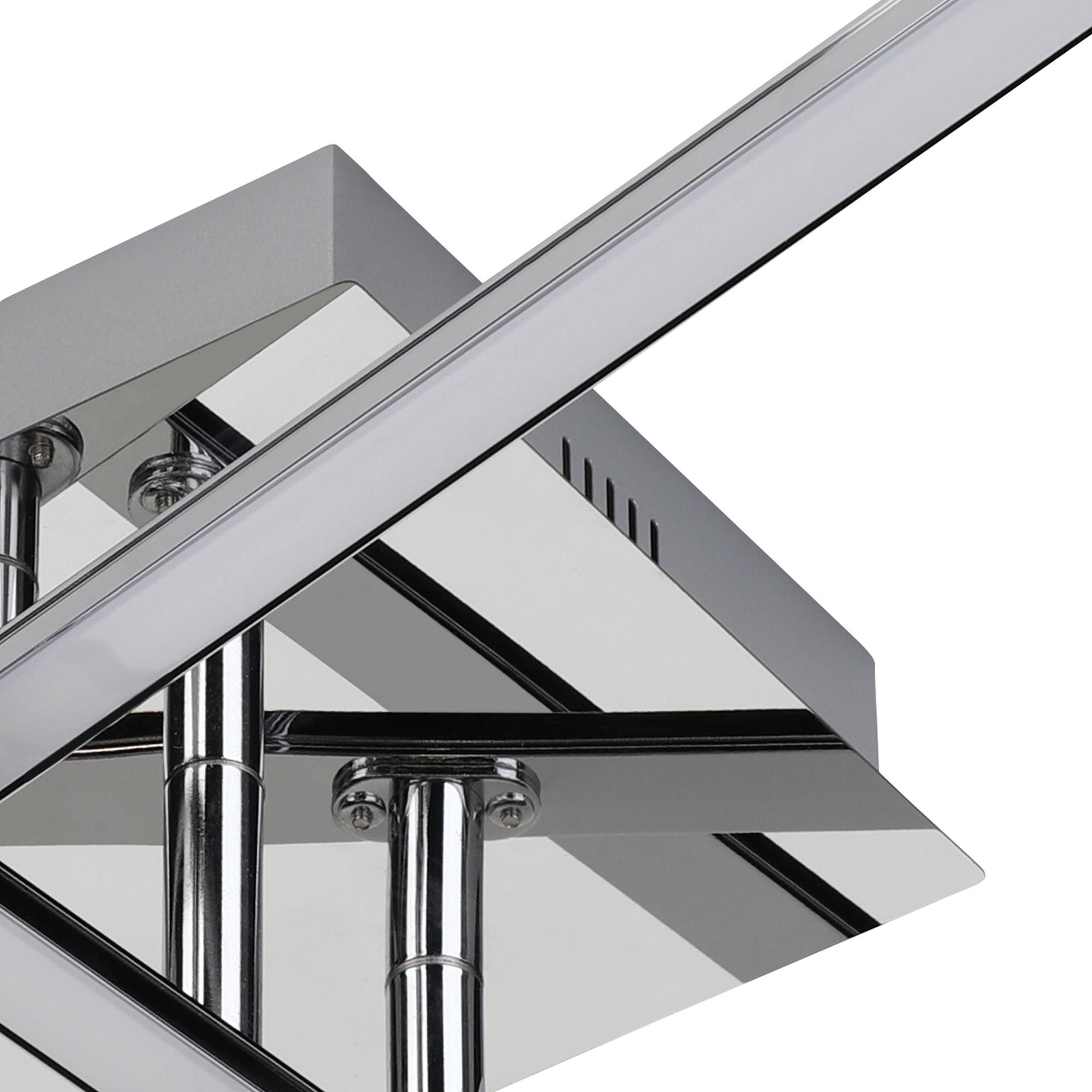 Plafonnier  LED LASANA 1 chrome Ø50cm