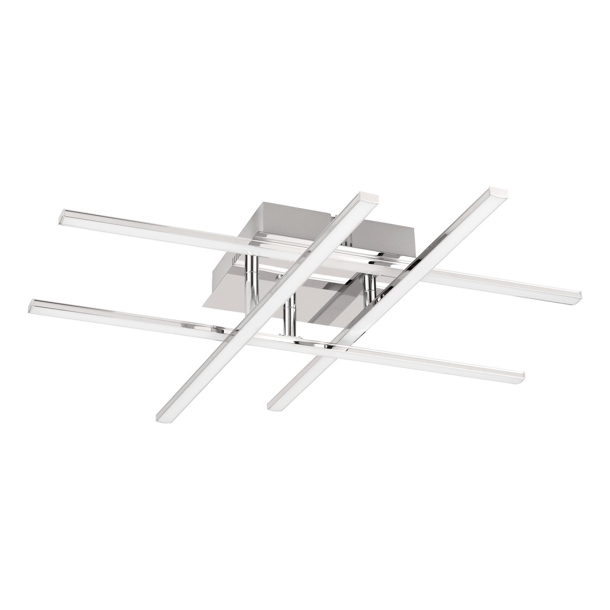 Plafonnier LED LASANA 1 chrome Ø50cm