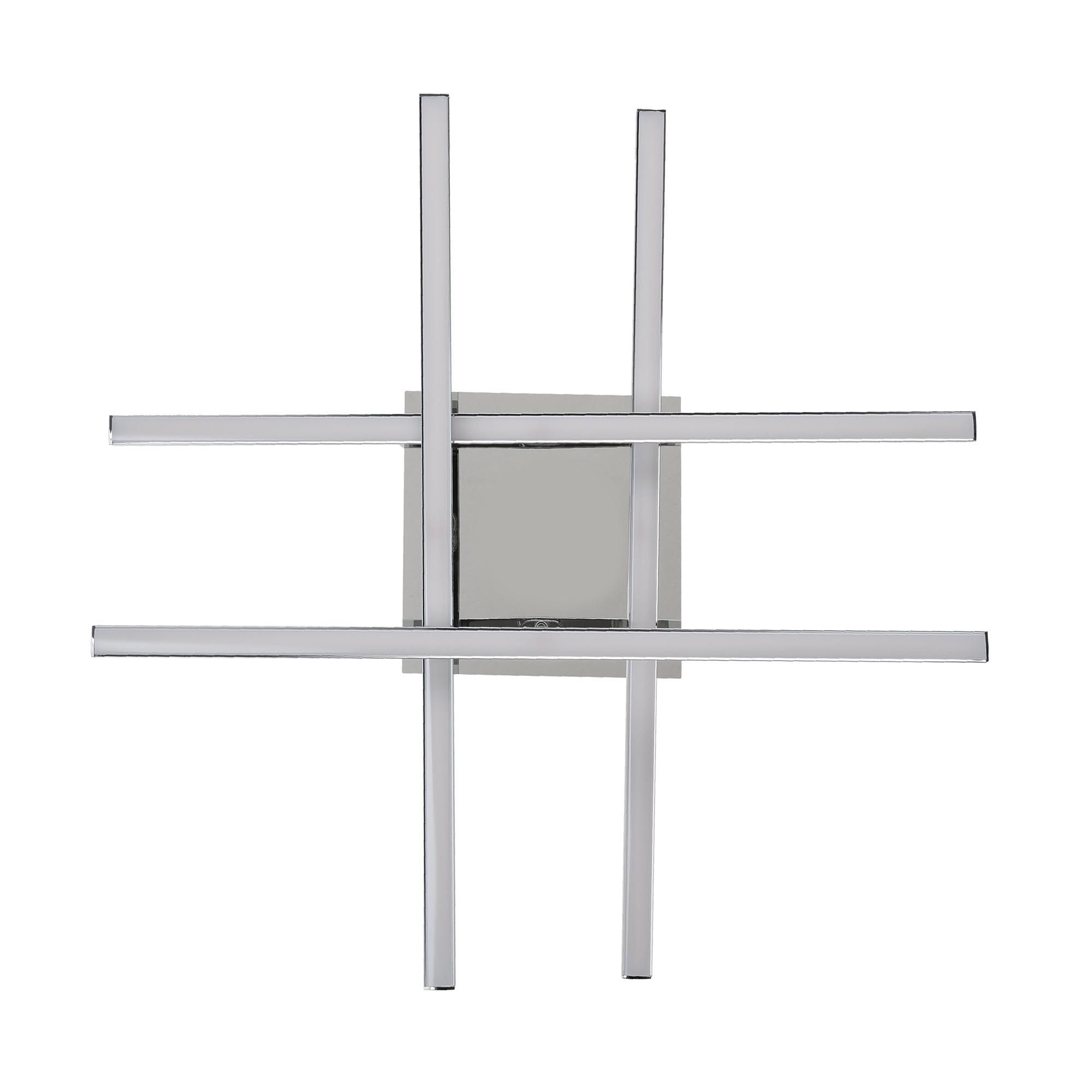 Plafonnier LED LASANA 1 chrome Ø50cm