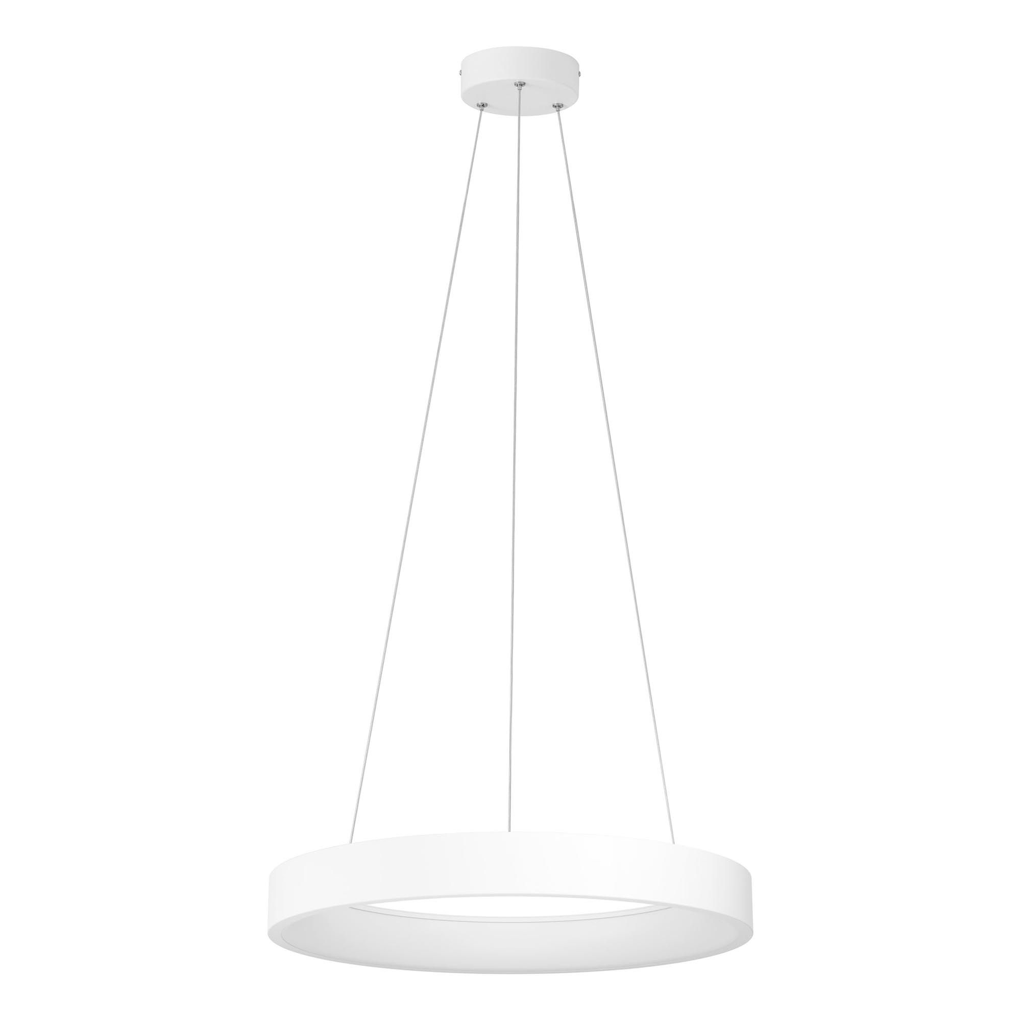 Suspension LED dimmable CAMPO ROSSO blanc Ø60cm