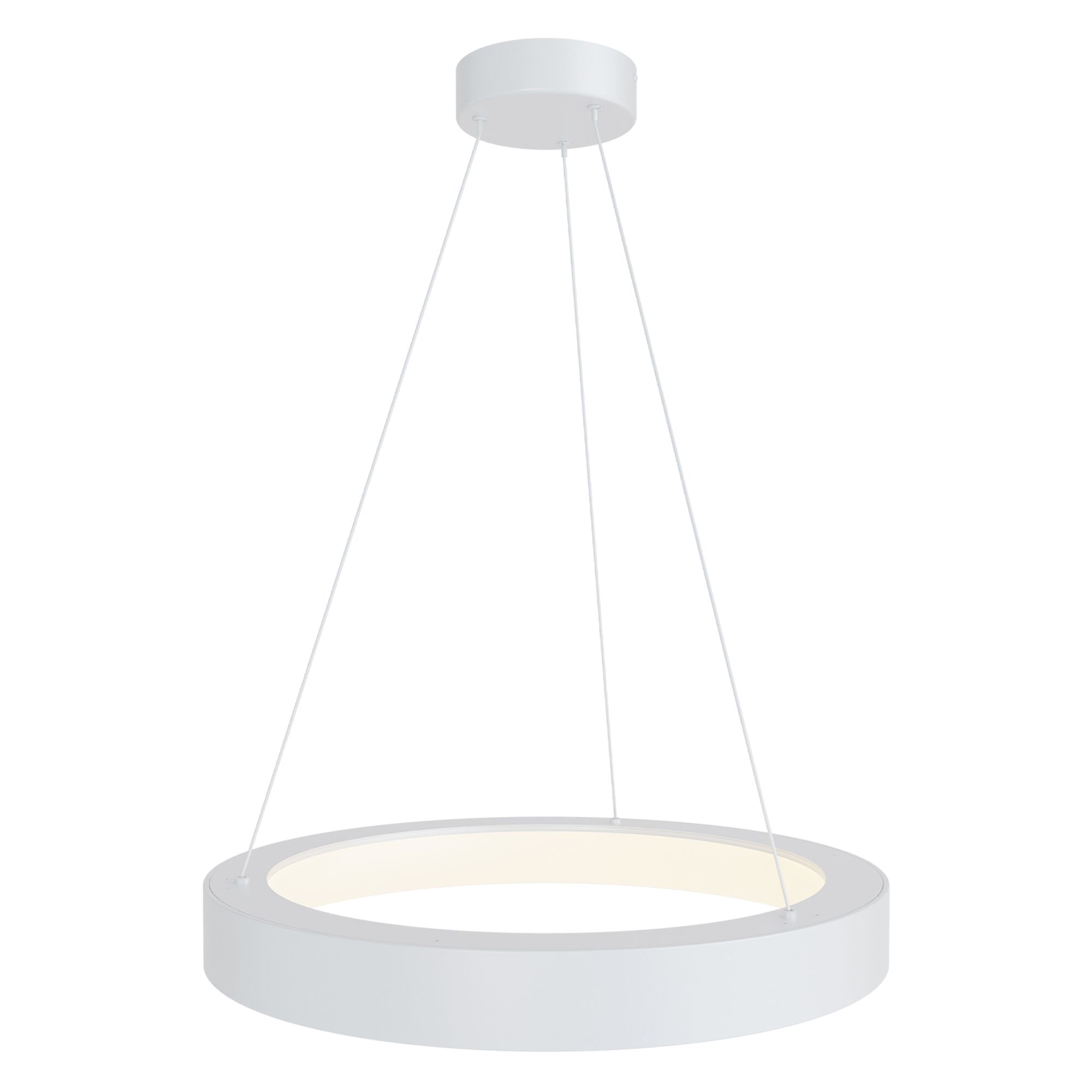 Suspension LED dimmable CAMPO ROSSO blanc Ø60cm