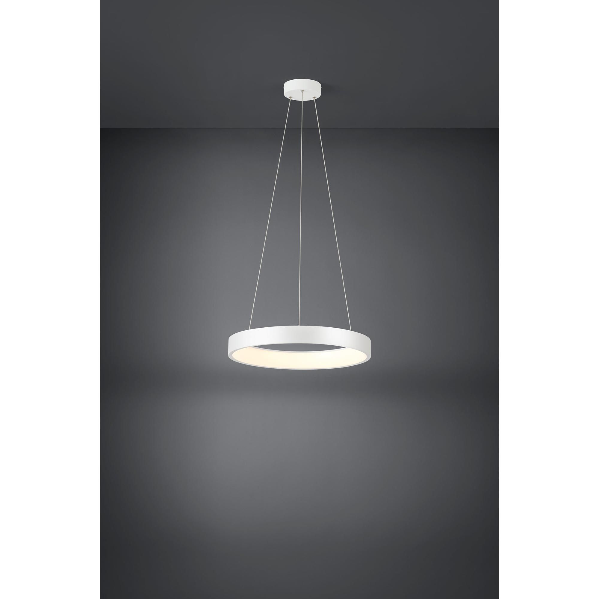 Suspension LED dimmable CAMPO ROSSO blanc Ø60cm