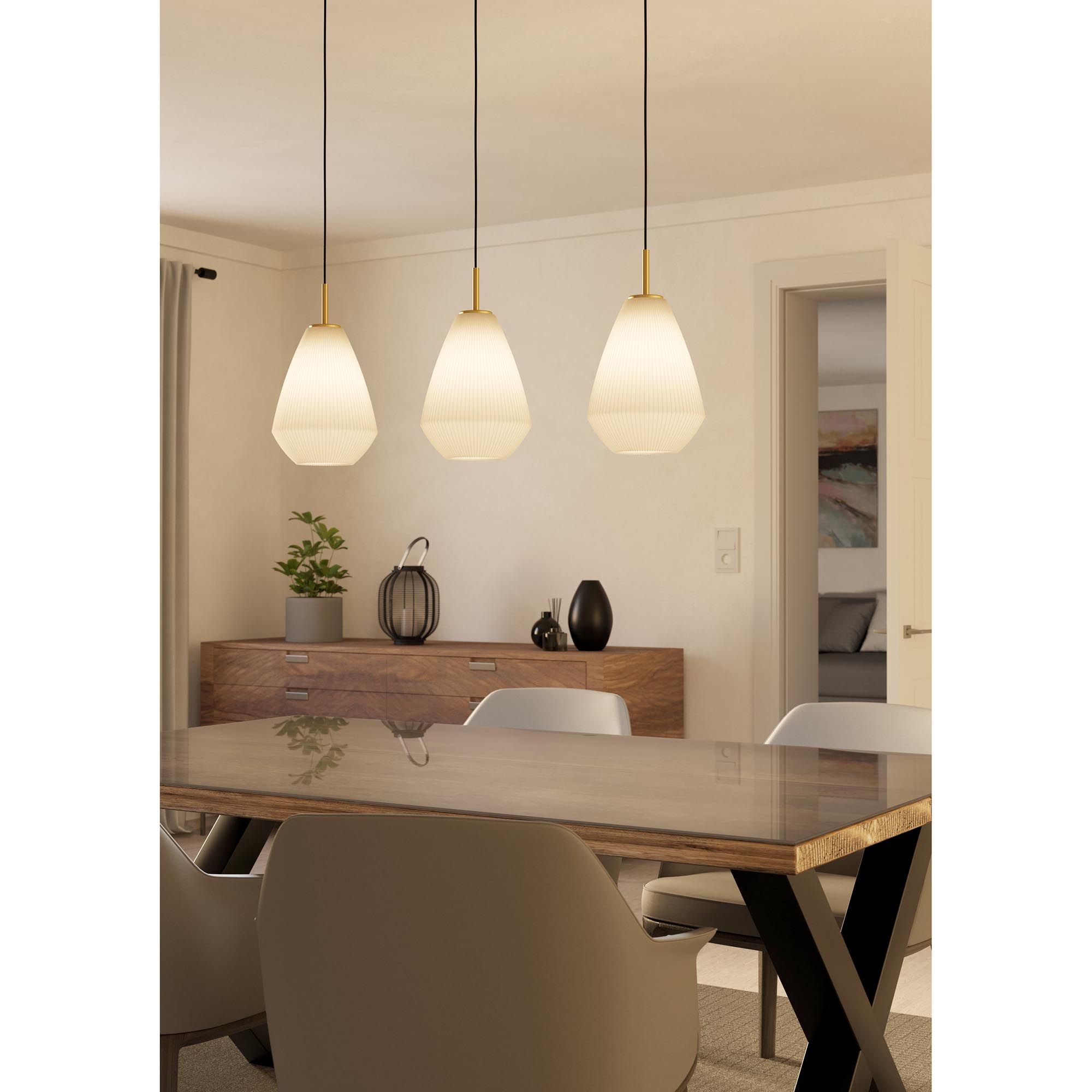Suspension CAPRAROLA taupe L108cm