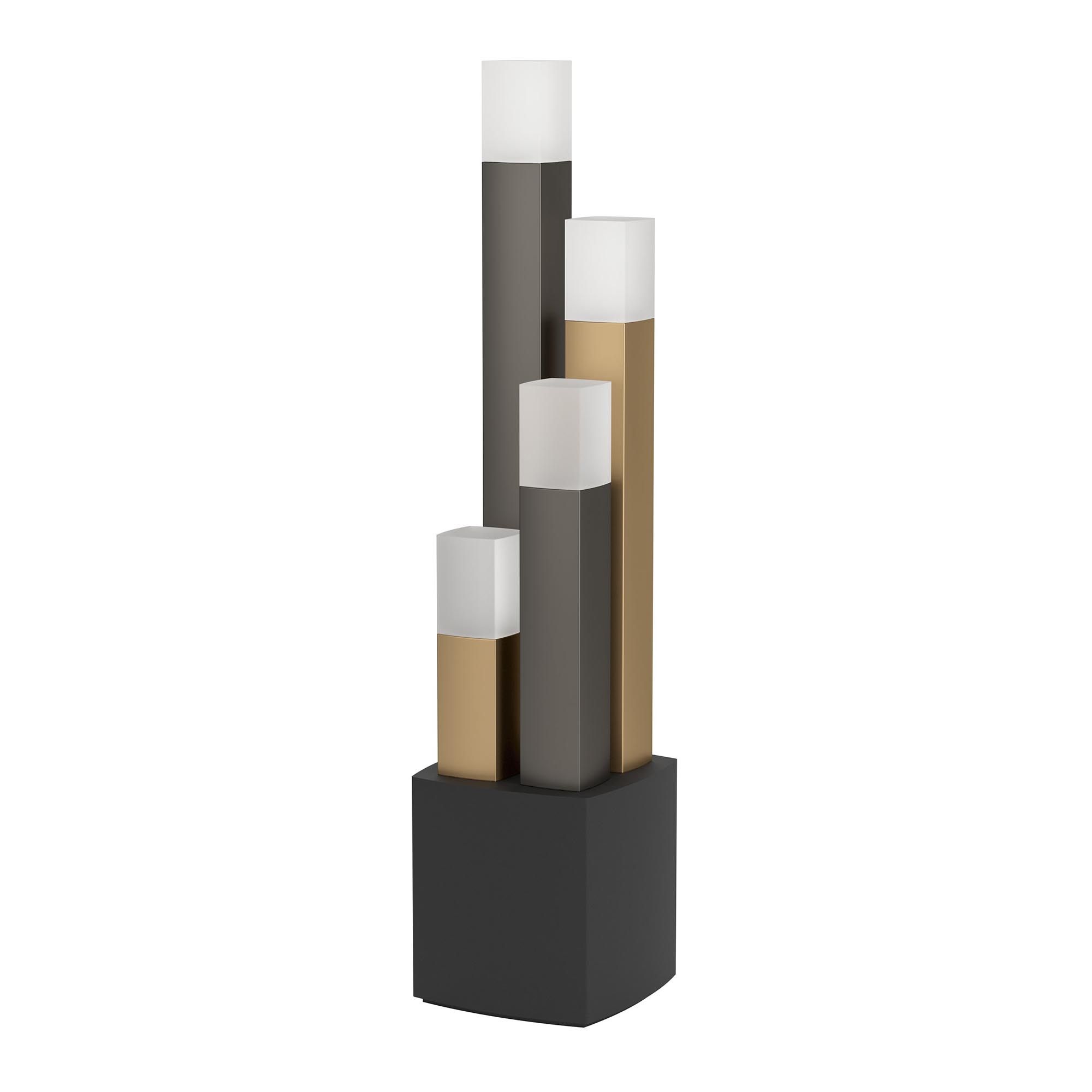 Lampe LED dimmable ESTANTERIOS marron HT42,5cm
