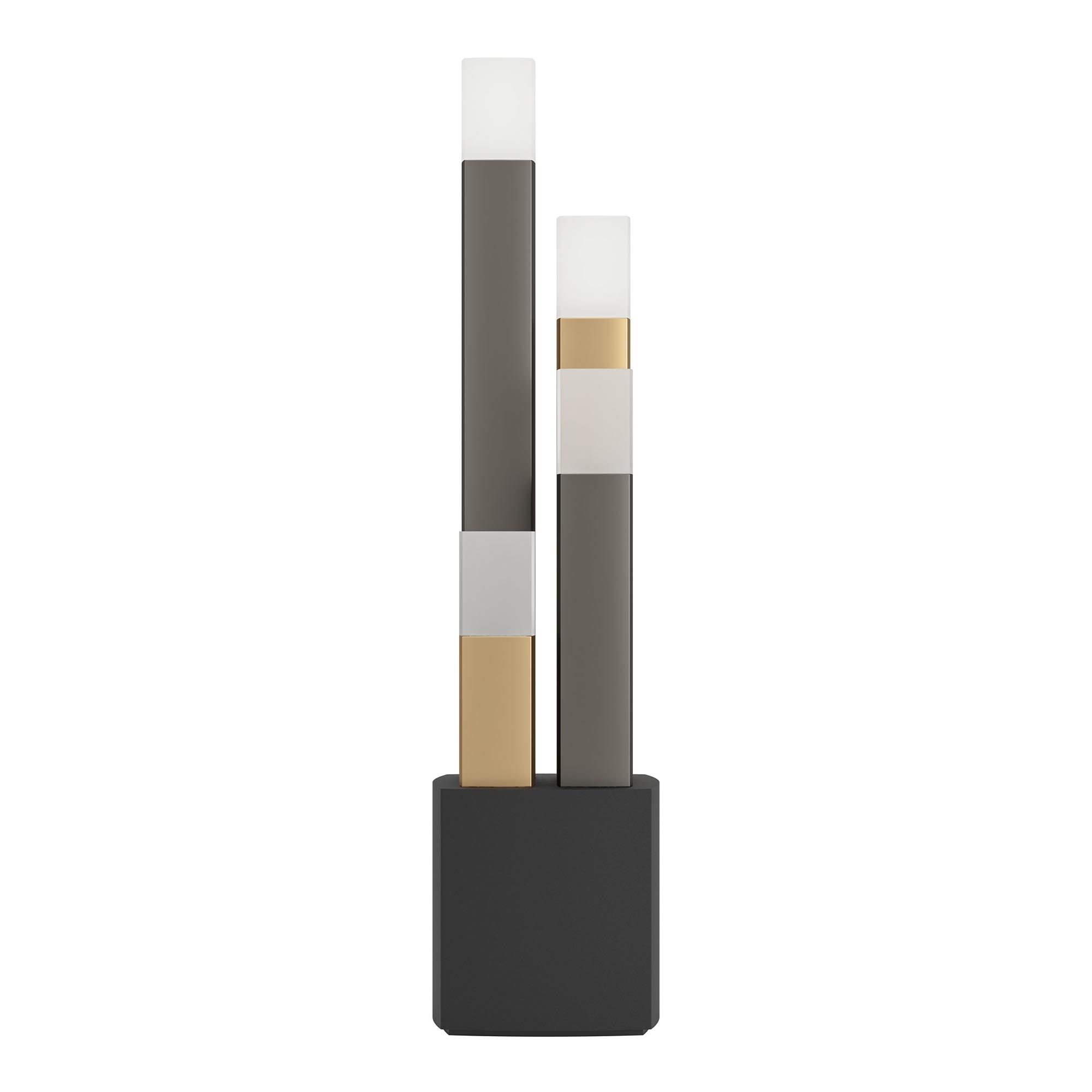Lampe LED dimmable ESTANTERIOS marron HT42,5cm