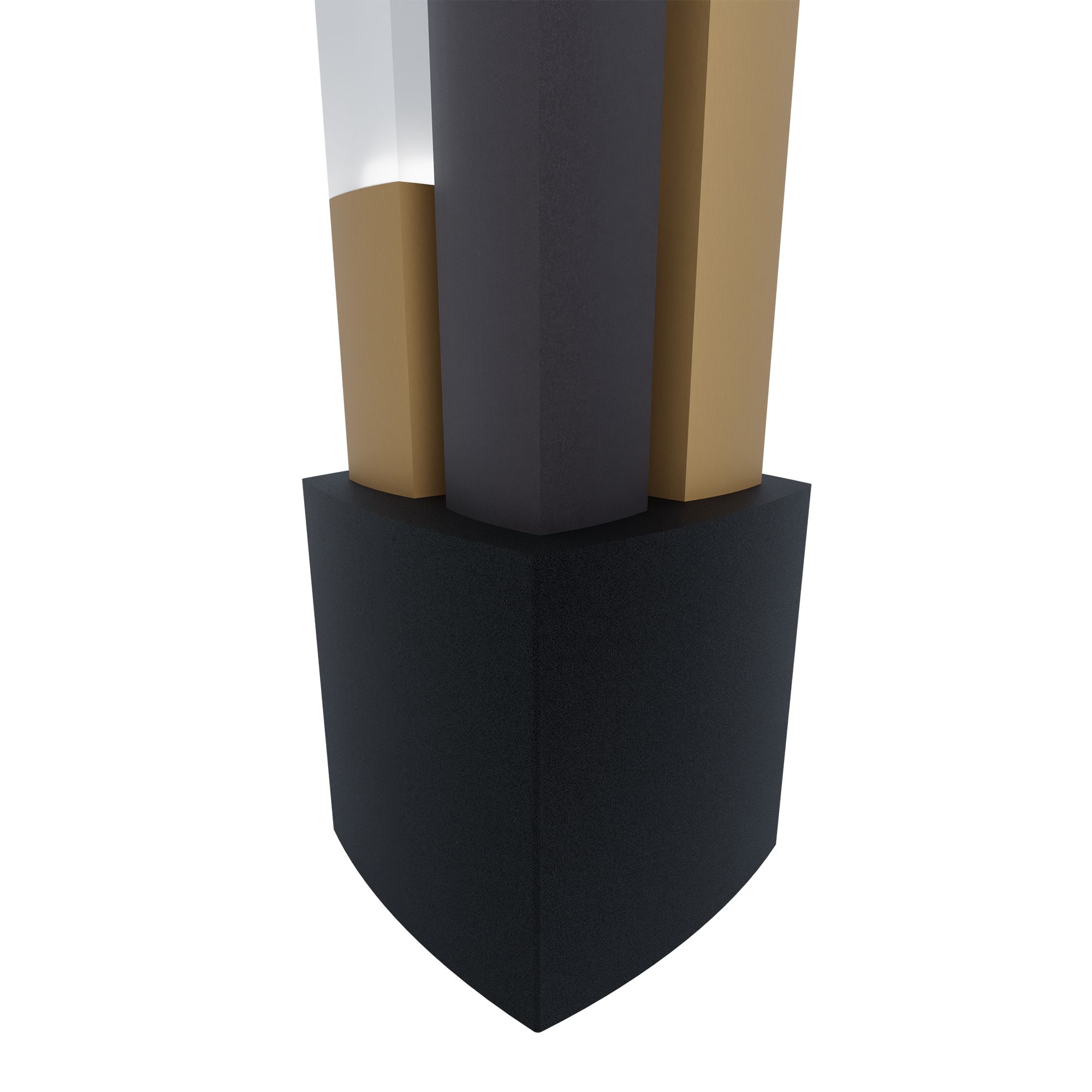Lampe LED dimmable ESTANTERIOS marron HT42,5cm