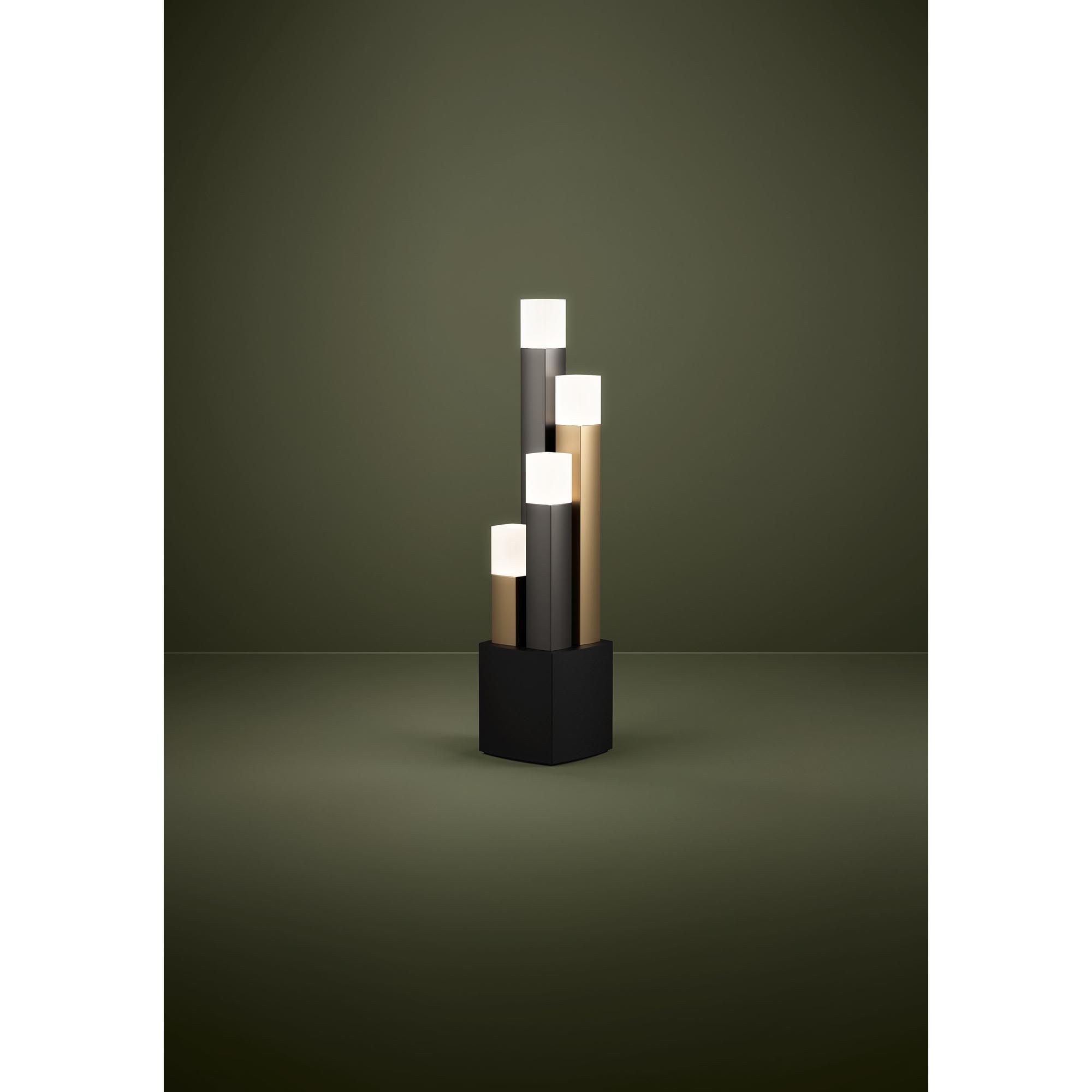 Lampe LED dimmable ESTANTERIOS marron HT42,5cm