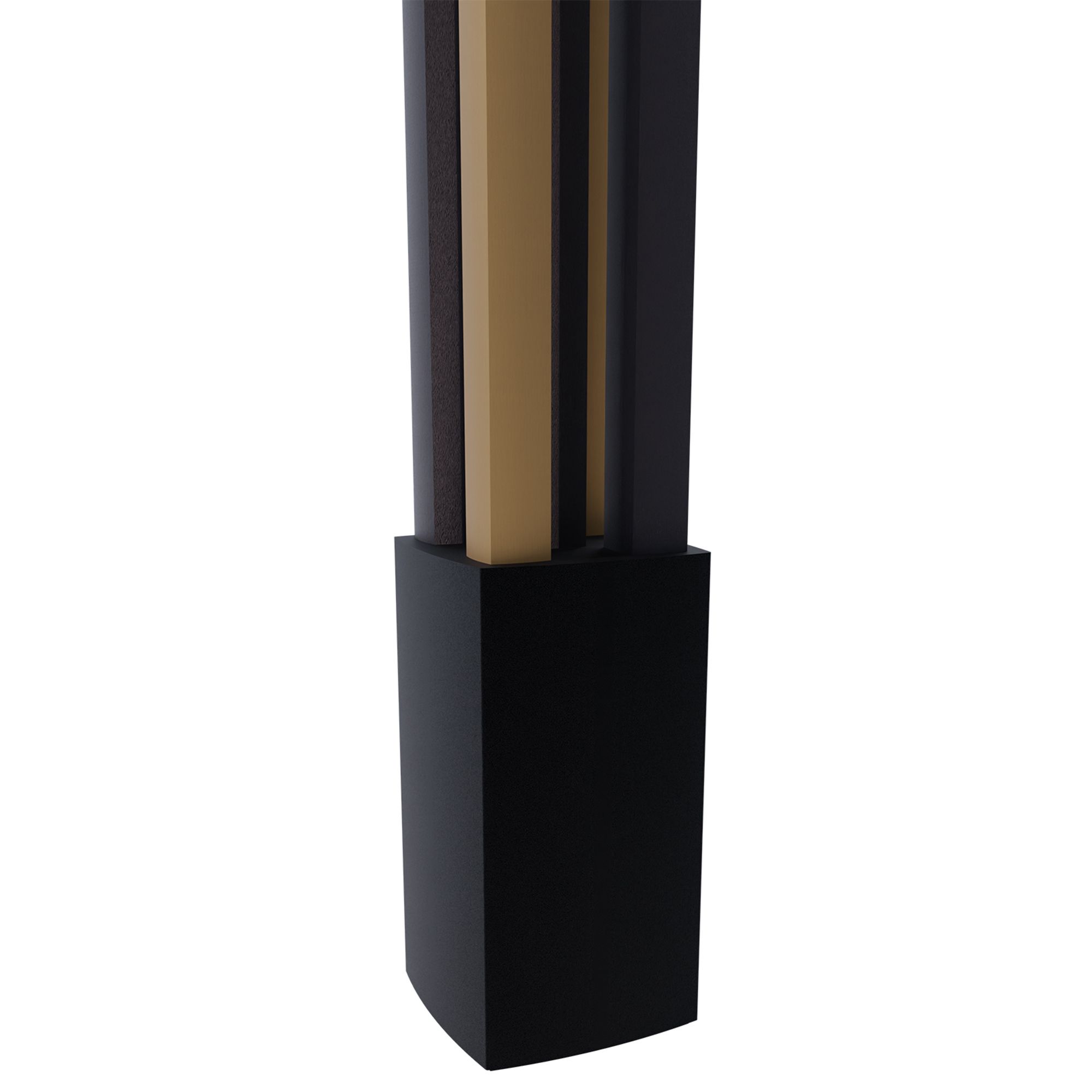 Lampadaire ESTANTERIOS led intégrée marron/noir H160cm