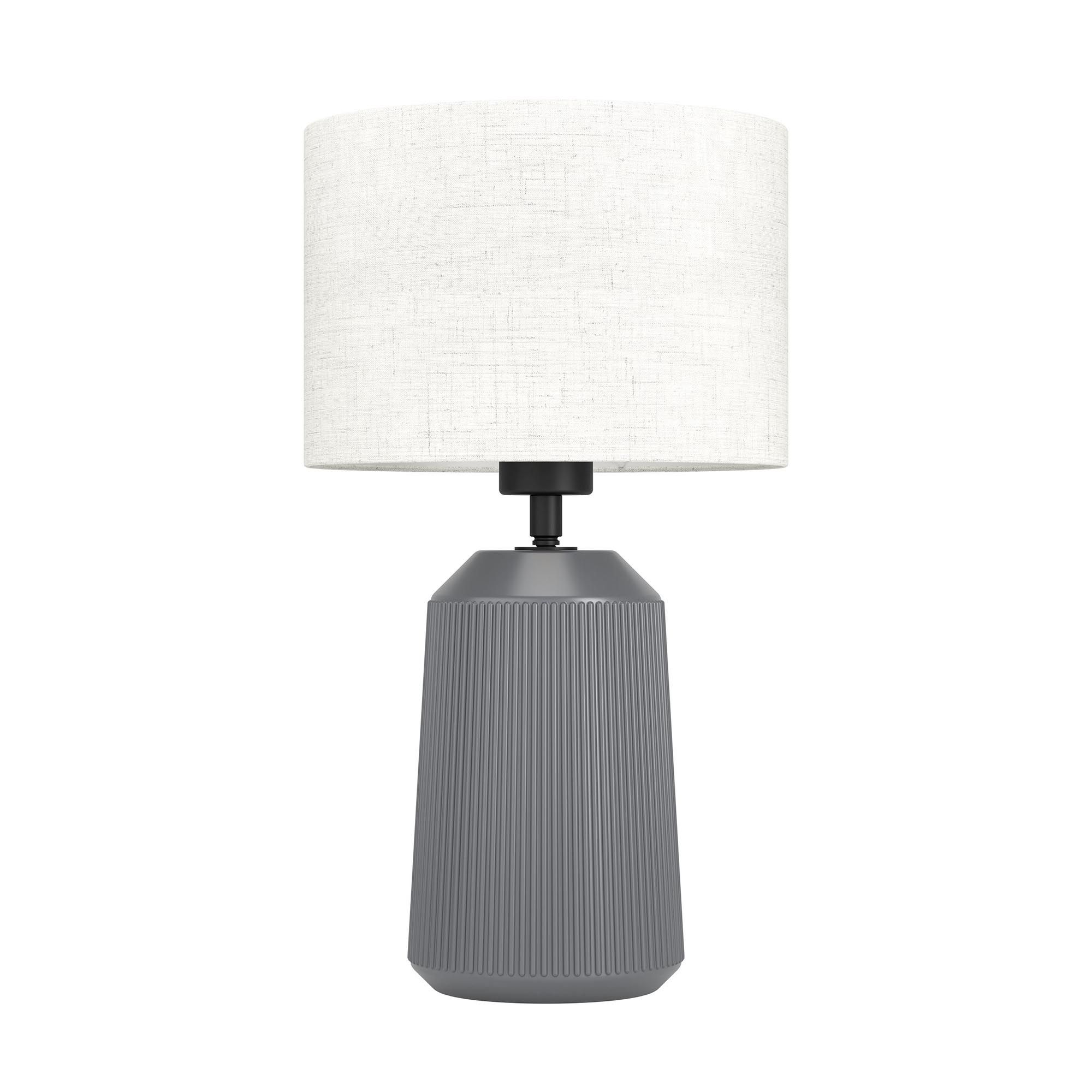Lampe à poser CAPALBIO gris/blanc H41cm