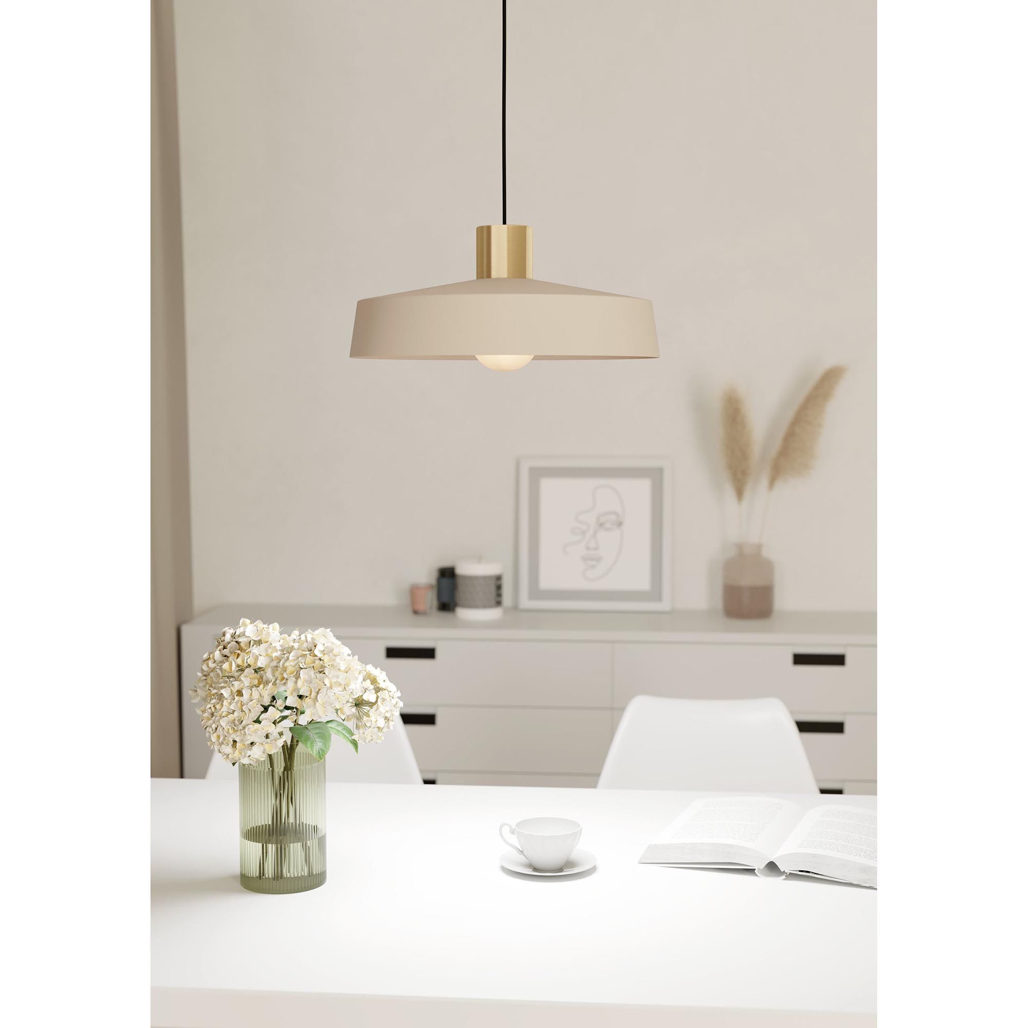 Suspension VALDIOLA métal/sable L93cm