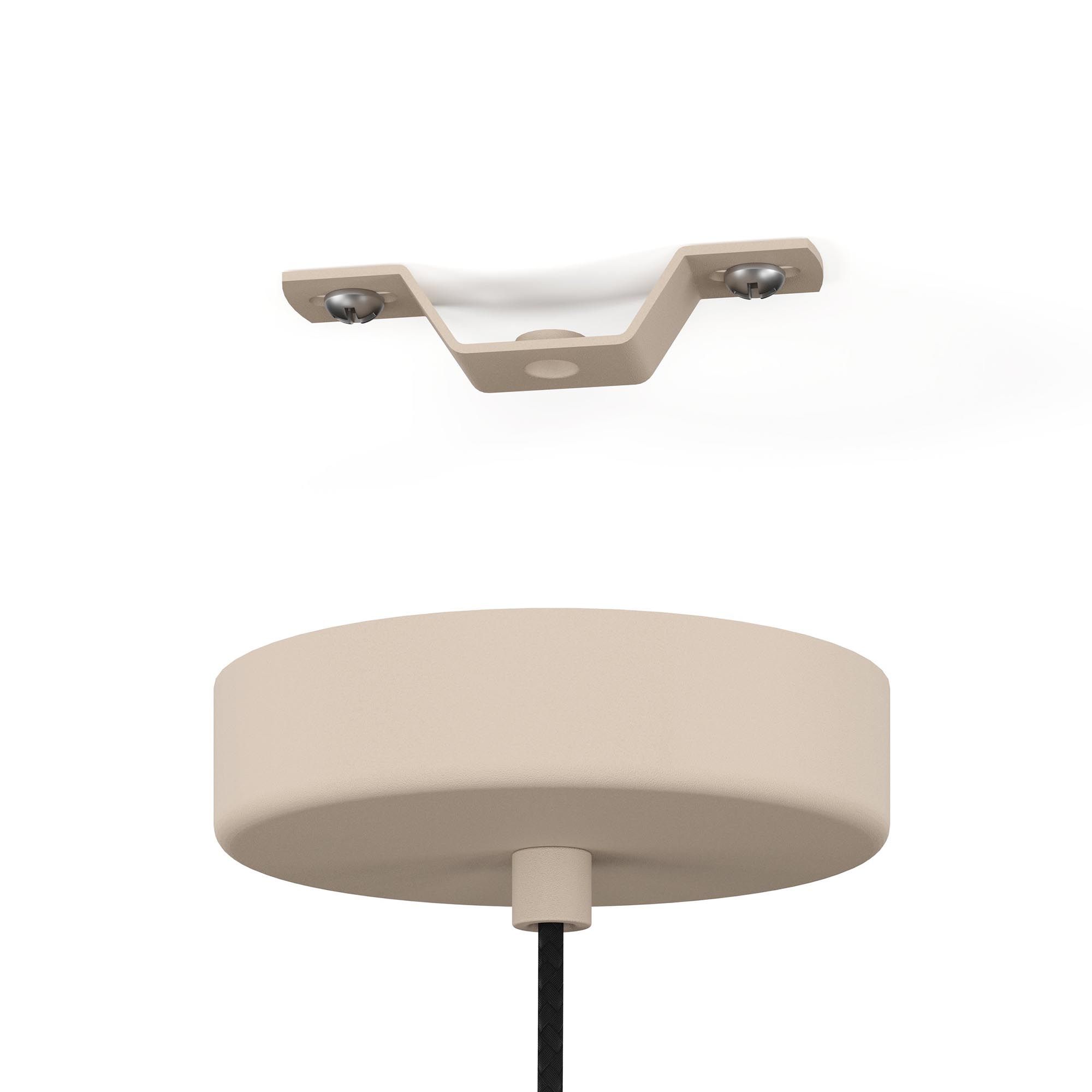Suspension VALDIOLA métal/sable L93cm
