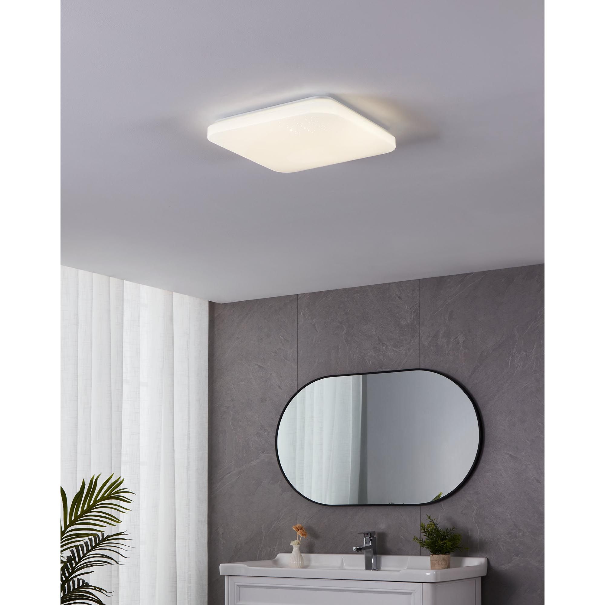 Plafonnier LED FRANIA-S blanc 33x33cm