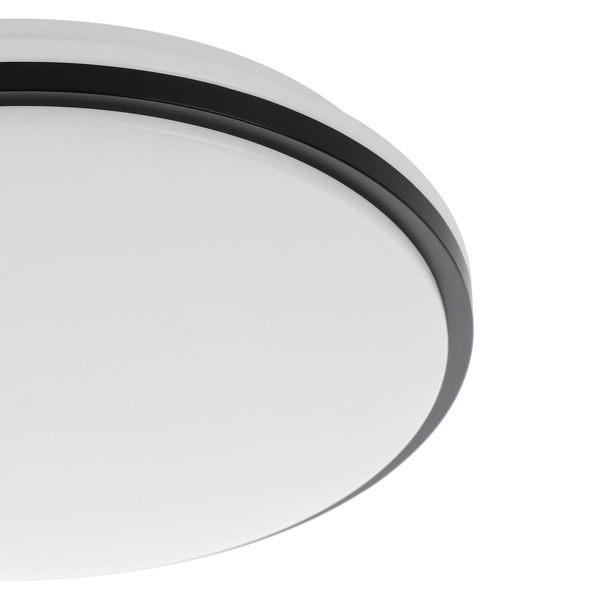 Plafonnier LED PINETTO argenté Ø34cm