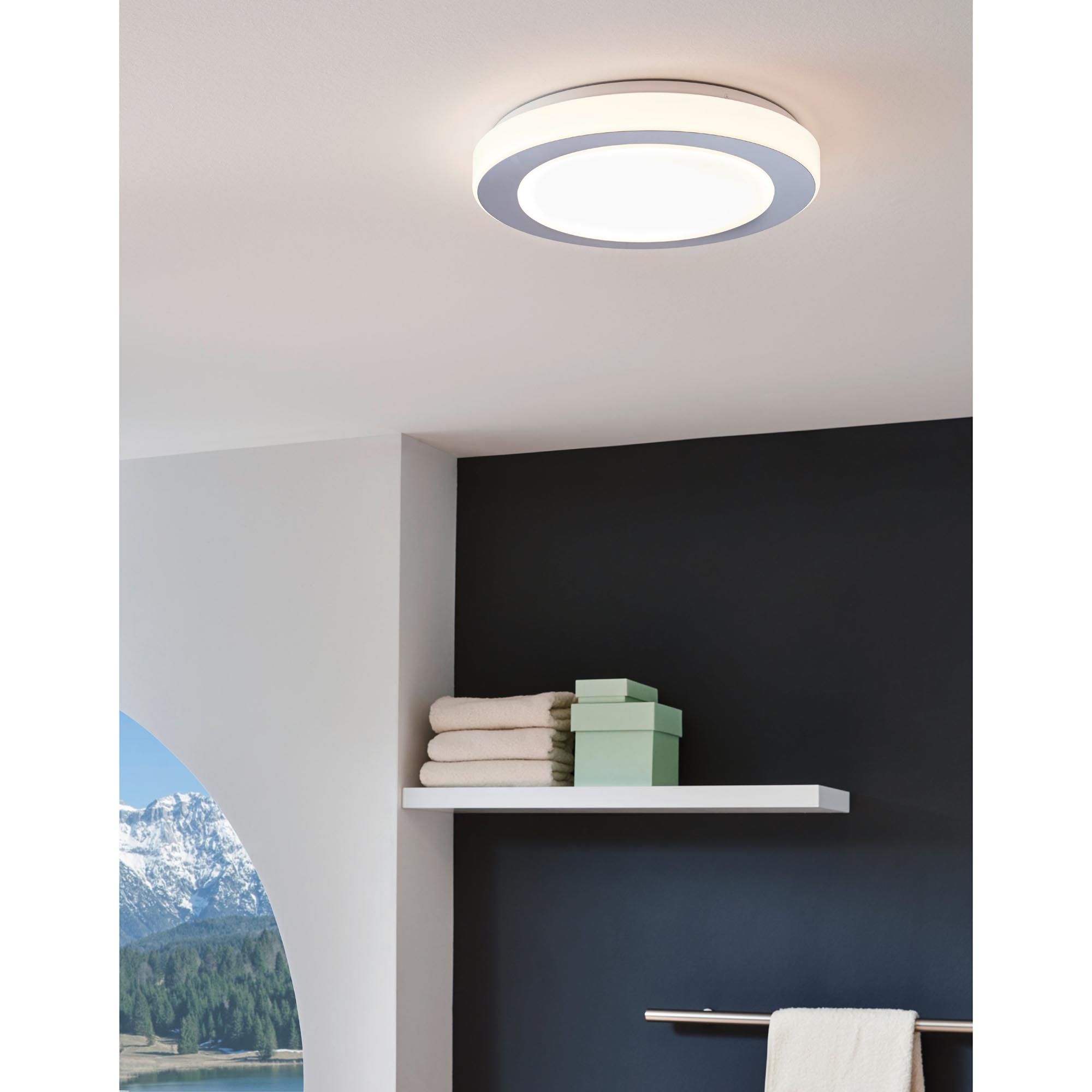 Plafonnier LED CARPI chrome Ø38,5cm