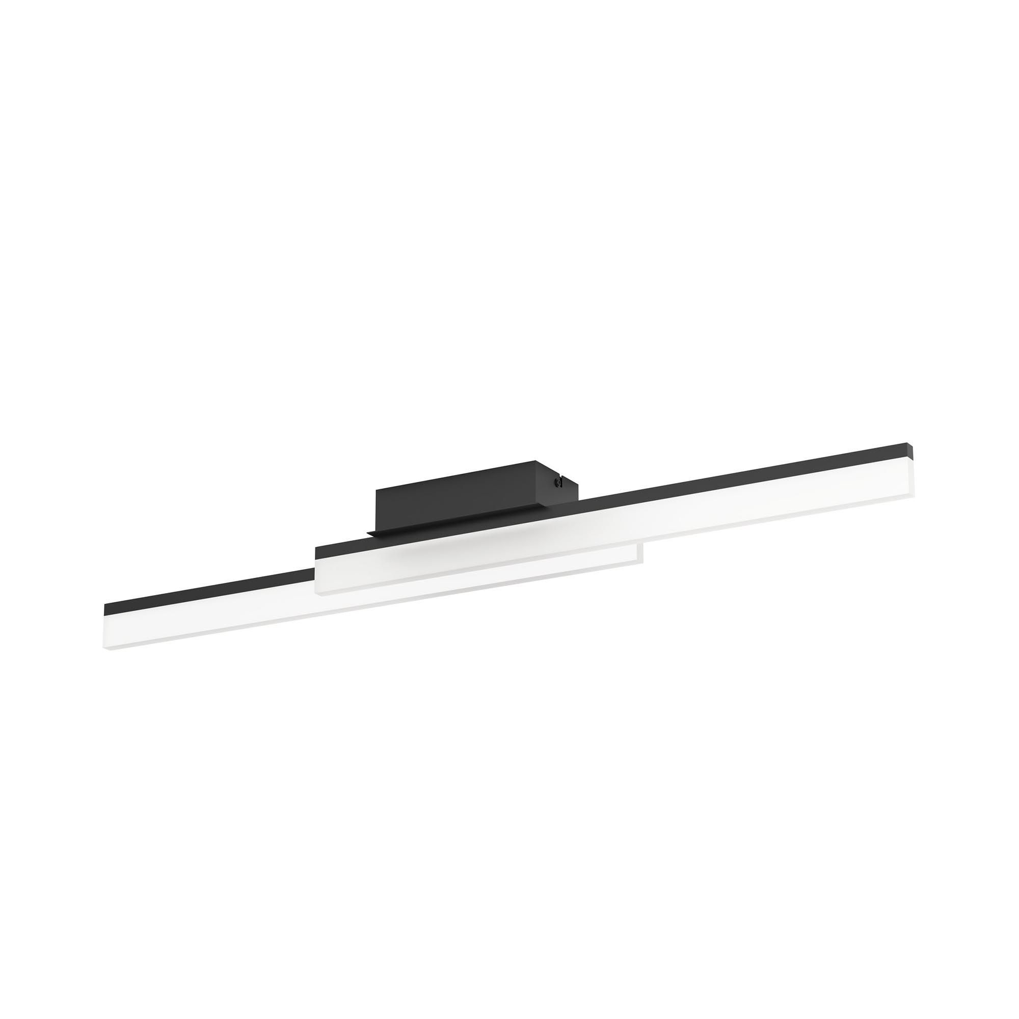 Applique murale LED PALMITAL noir L88cm
