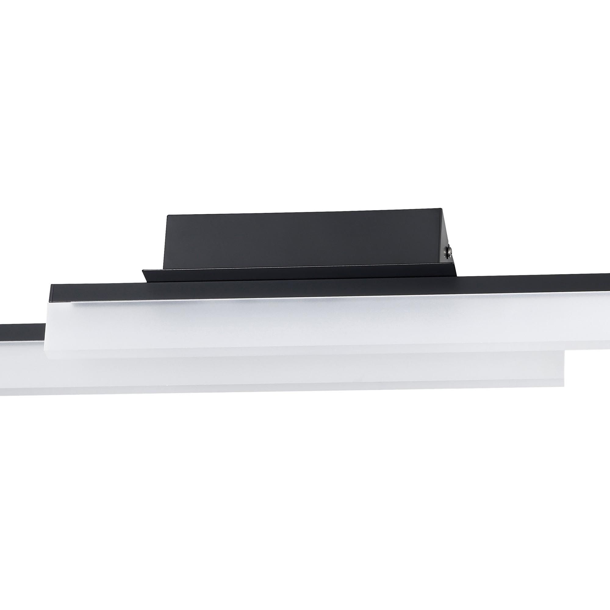 Applique murale LED PALMITAL noir L88cm