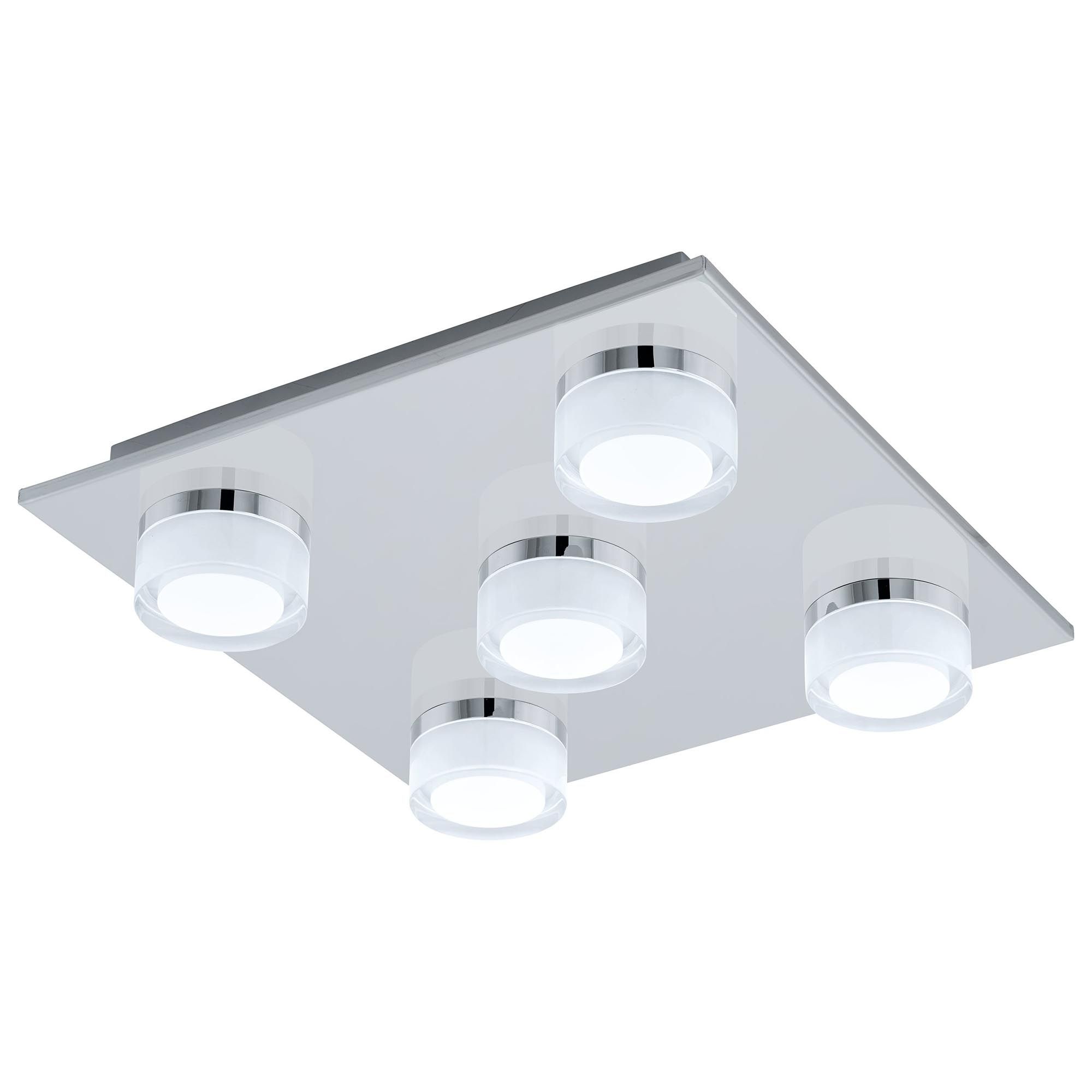 Plafonnier LED ROMENDO 1 chrome L32cm