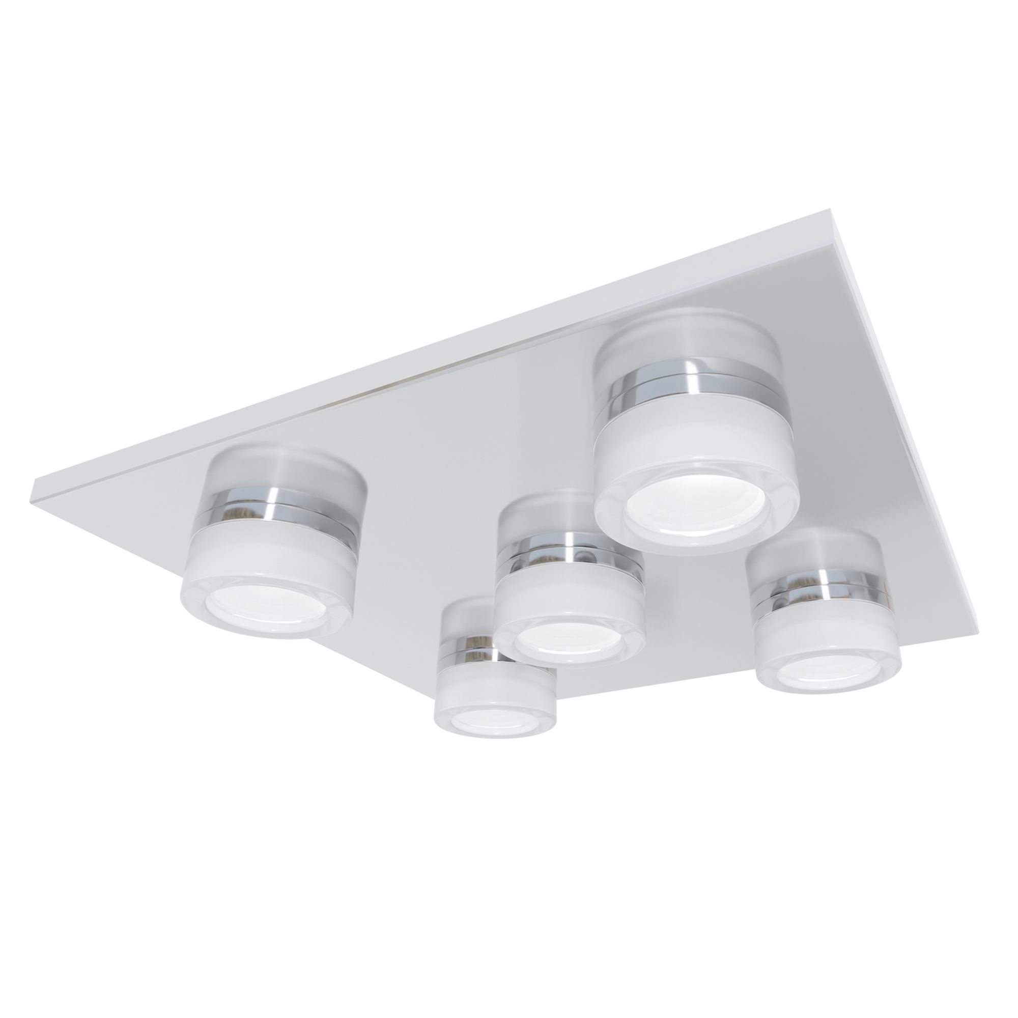 Plafonnier LED ROMENDO 1 chrome L32cm