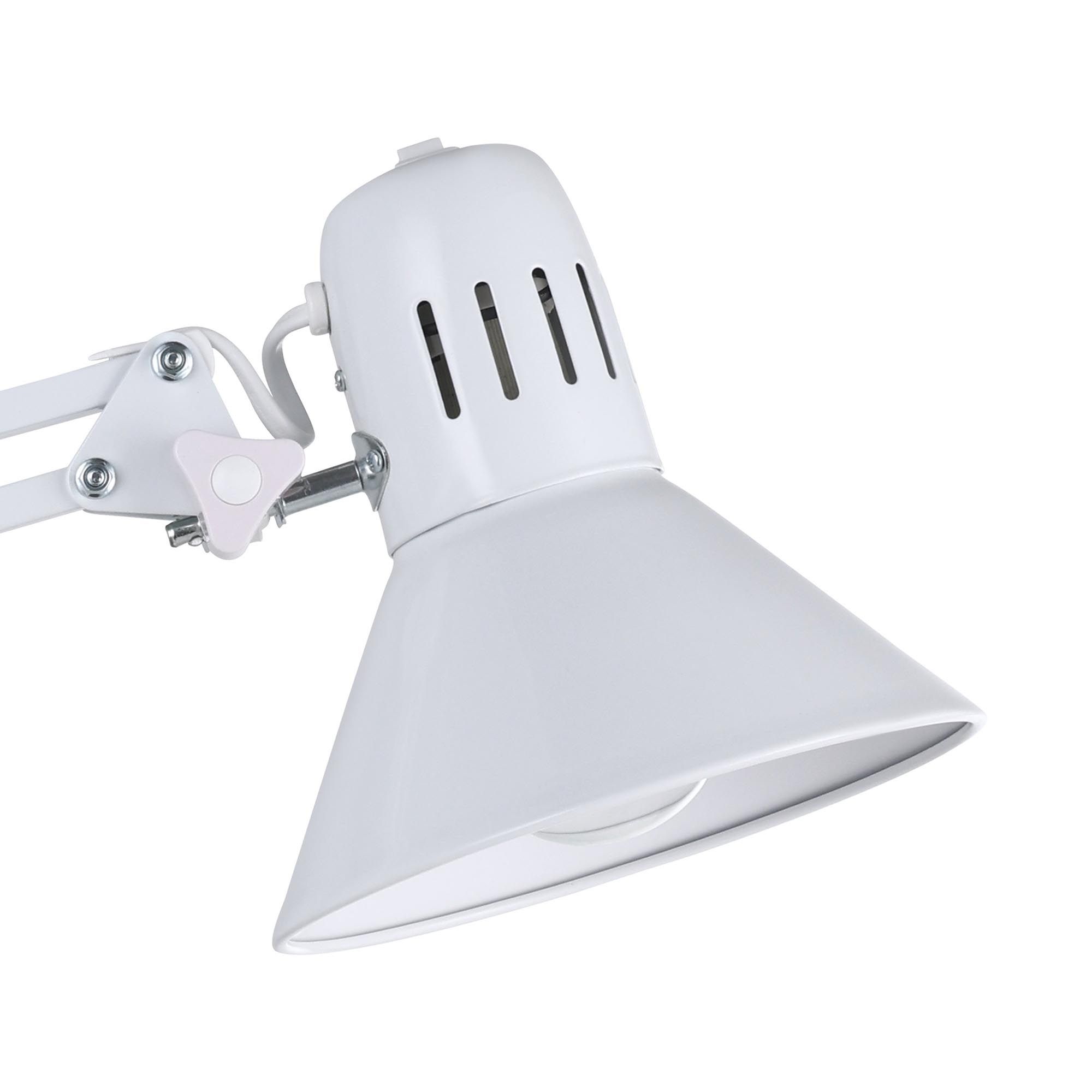 Lampe de bureau FIRMO blanc H73cm