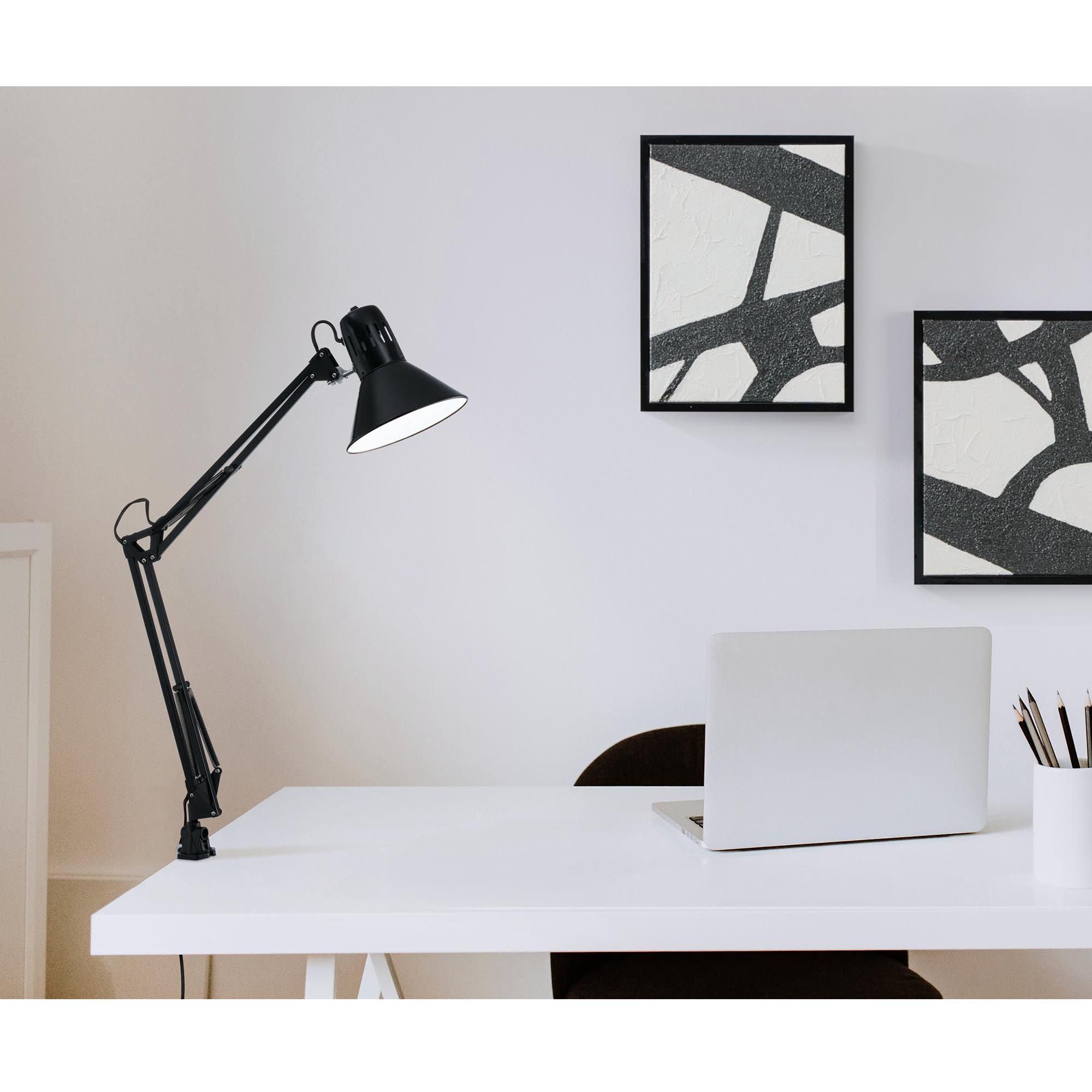 Lampe de bureau FIRMO noir H73cm