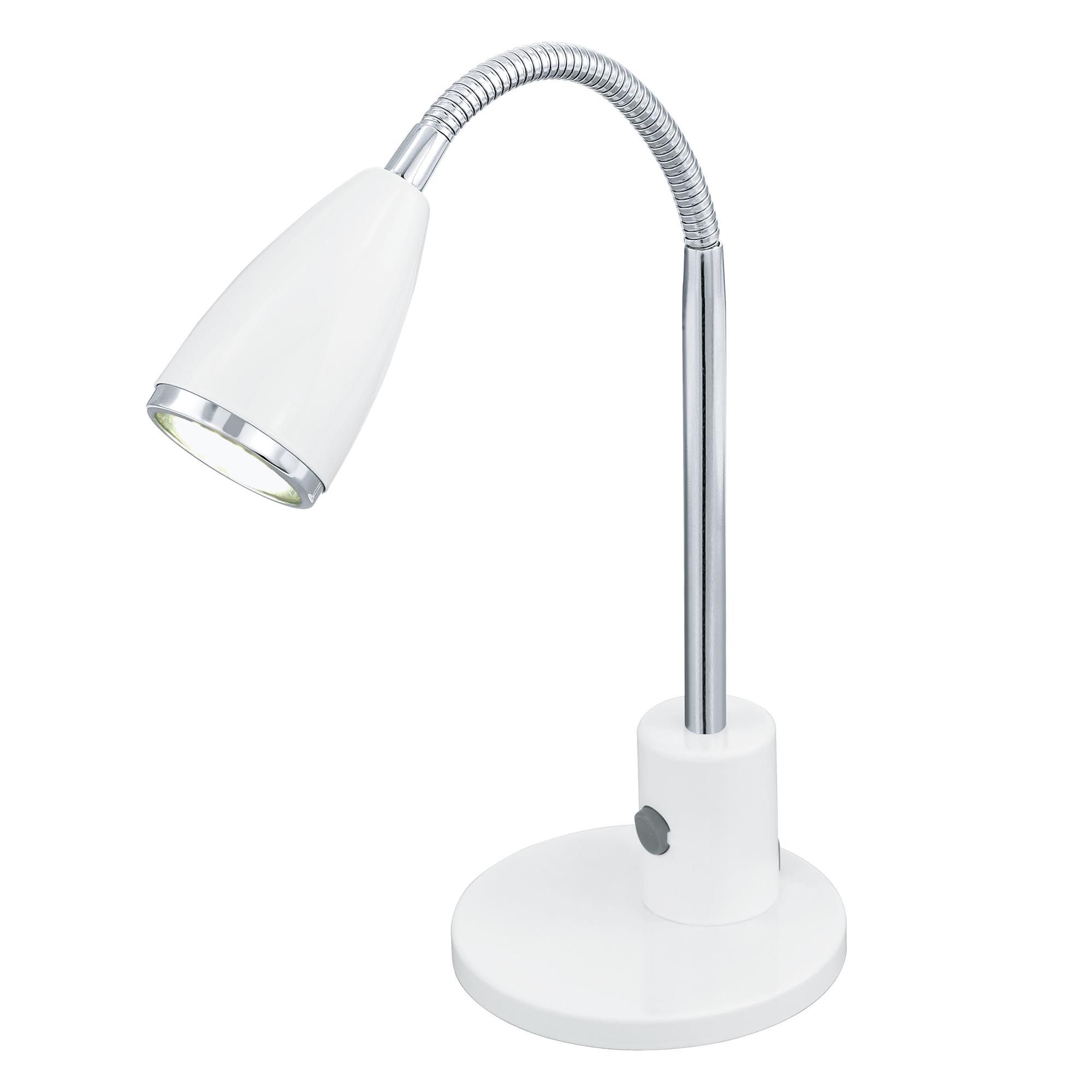 Lampe de bureau FOX blanc H32cm