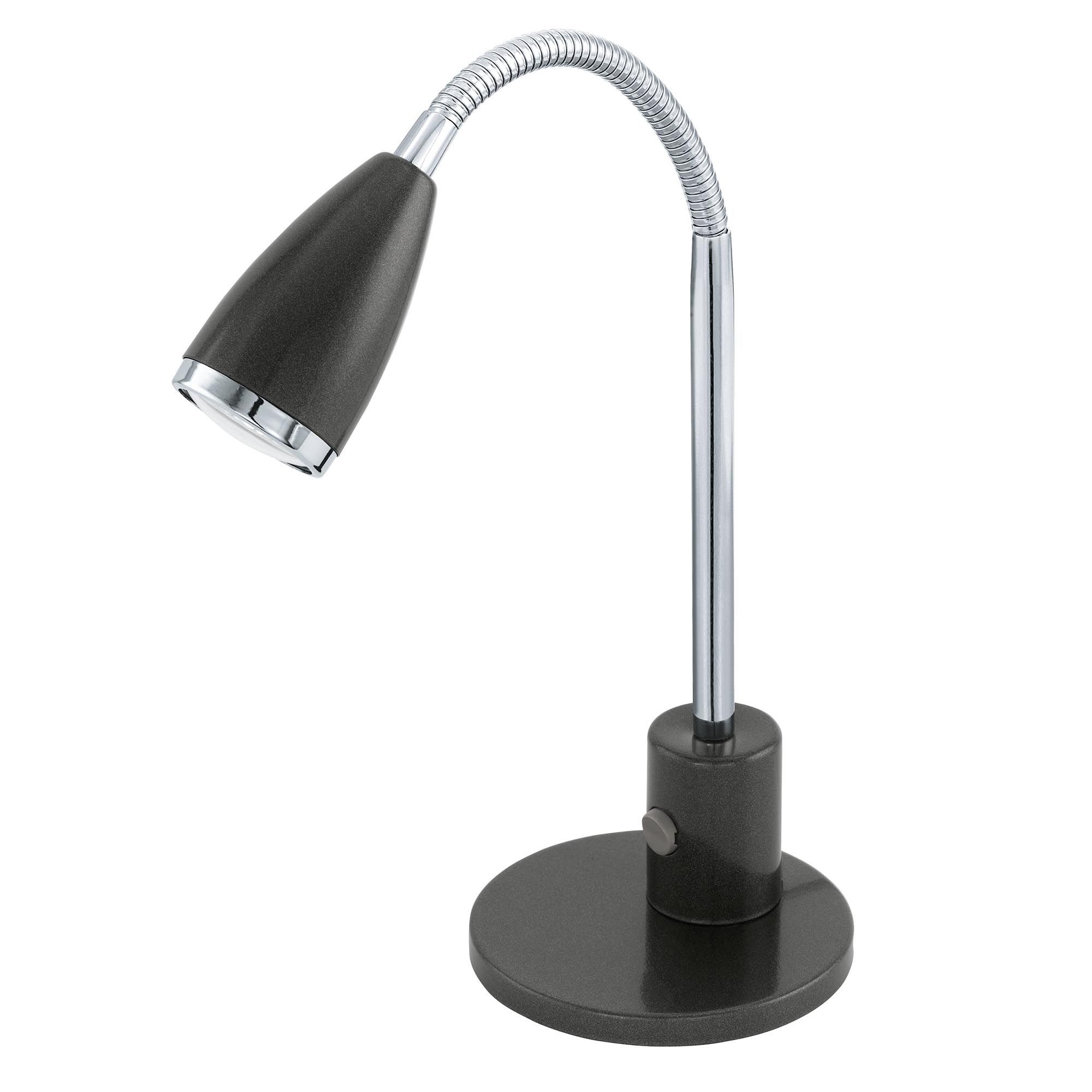 Lampe de bureau FOX noir H32cm