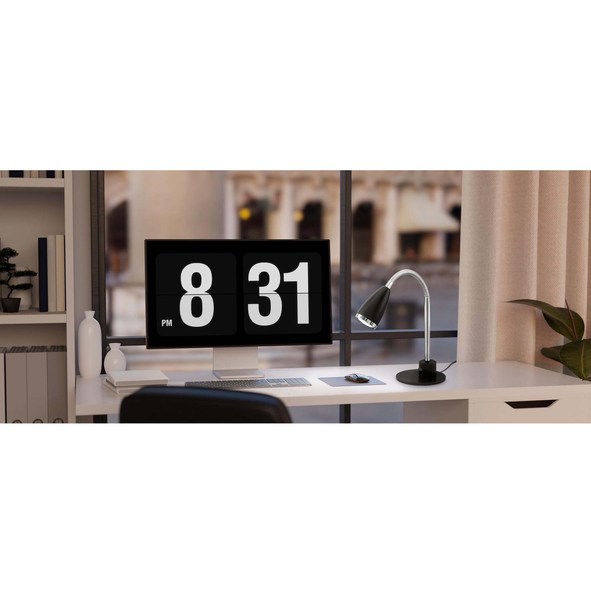 Lampe de bureau FOX noir H32cm