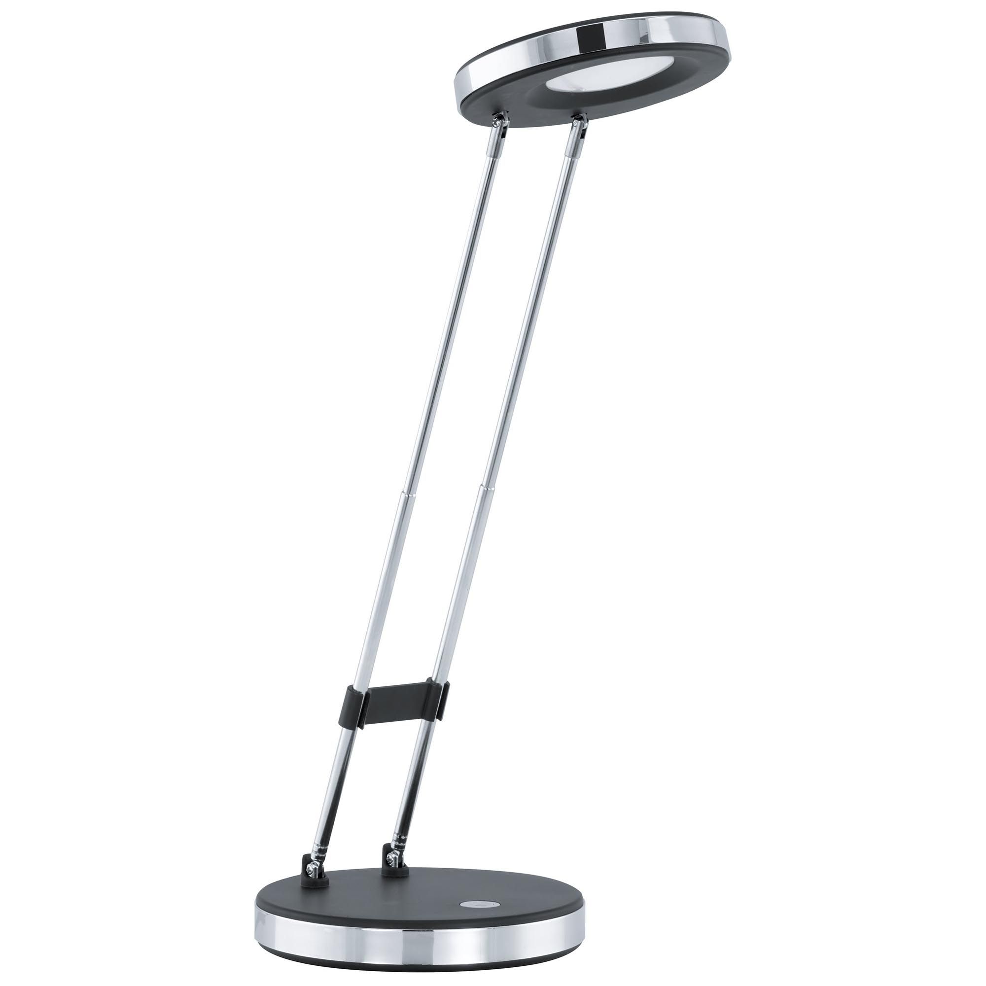 Lampe GEXO argenté/noir H32cm