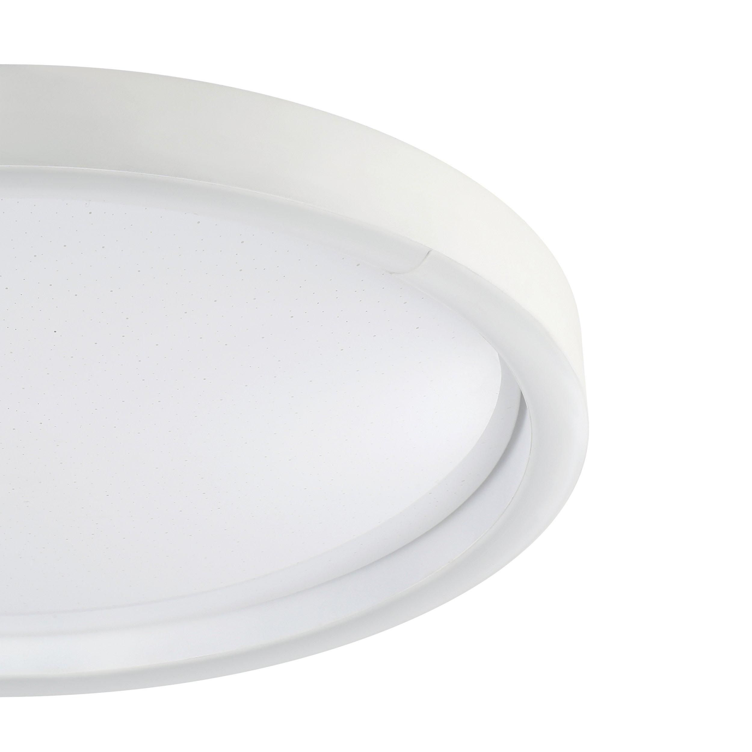 Plafonnier LED dimmable connecté MONTEMORELOS-Z blanc Ø42cm