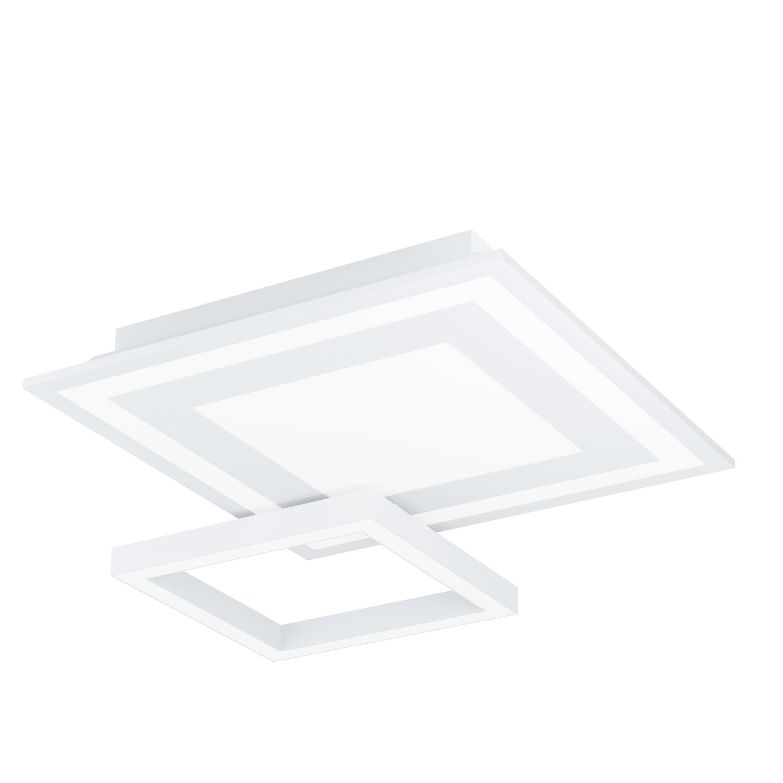 Plafonnier LED dimmable connecté SAVATARILA-Z blanc L45cm