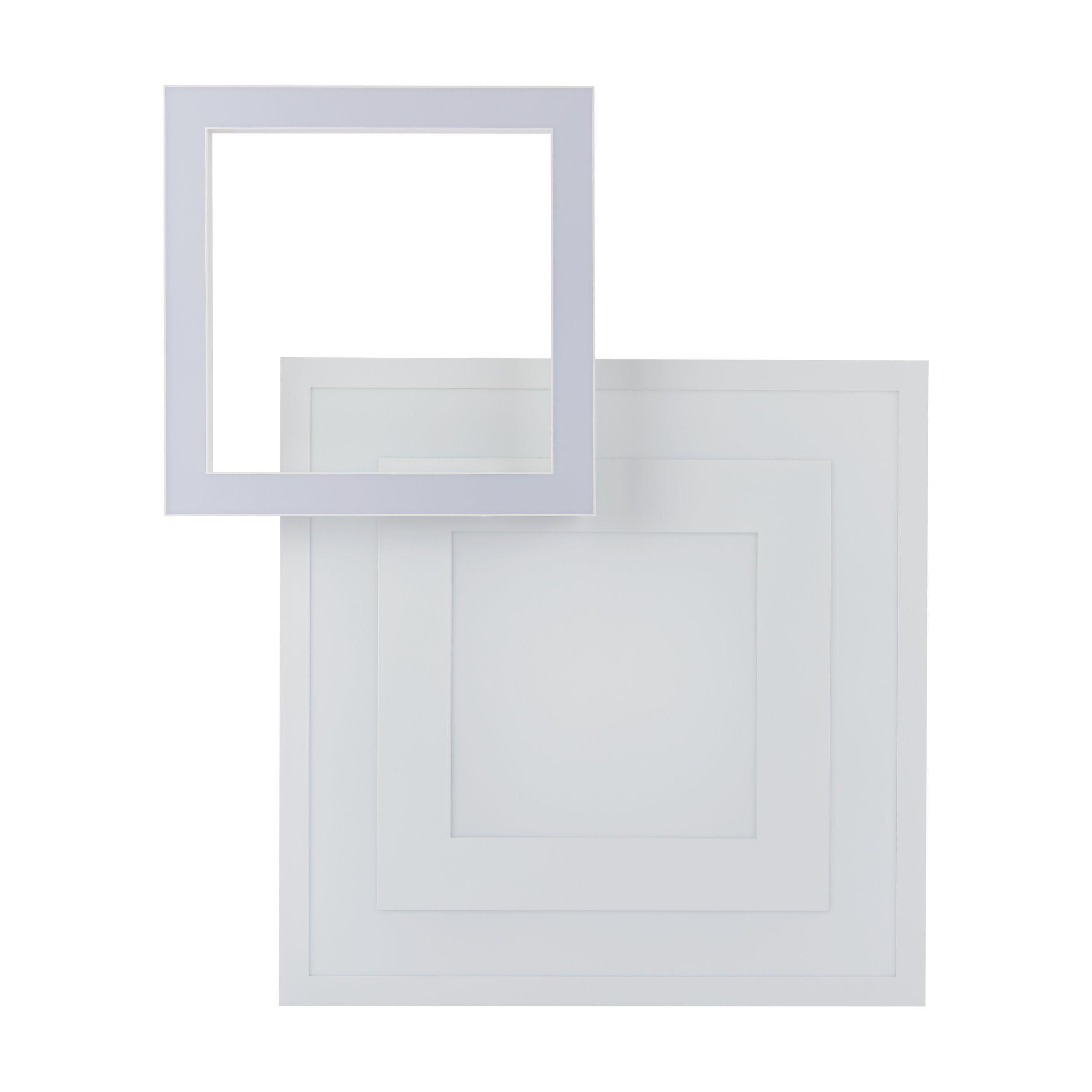 Plafonnier LED dimmable connecté SAVATARILA-Z blanc L45cm