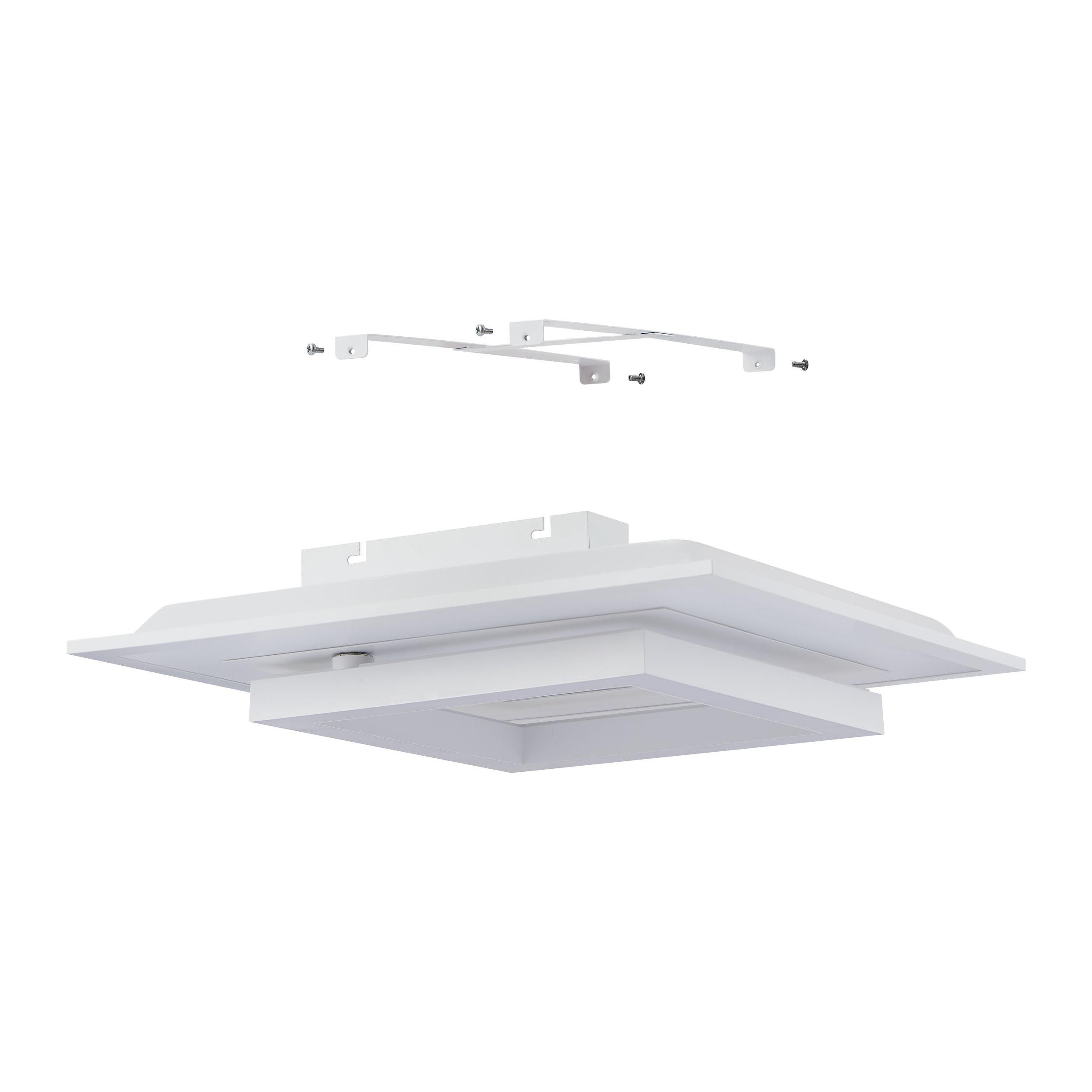 Plafonnier LED dimmable connecté SAVATARILA-Z blanc L45cm