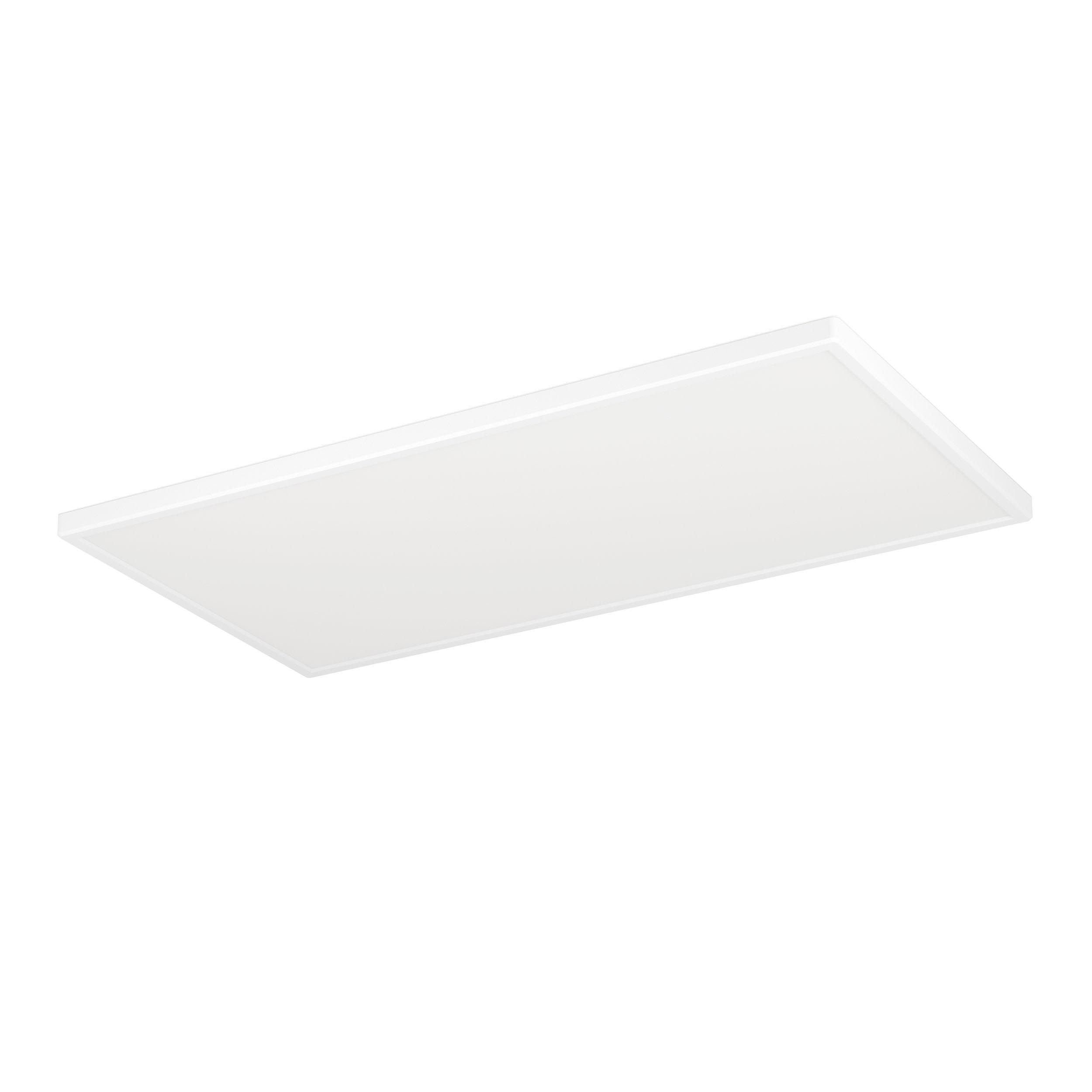 Plafonnier LED dimmable conneté ROVITO-Z blanc L57cm