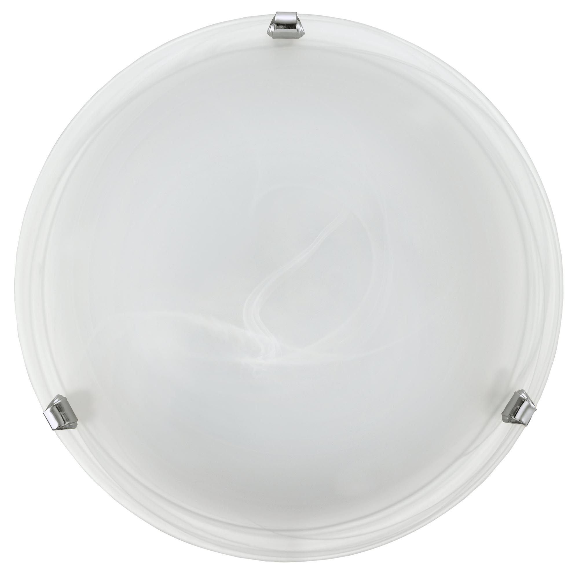 Plafonnier SALOME Albâtre blanc Ø40CM