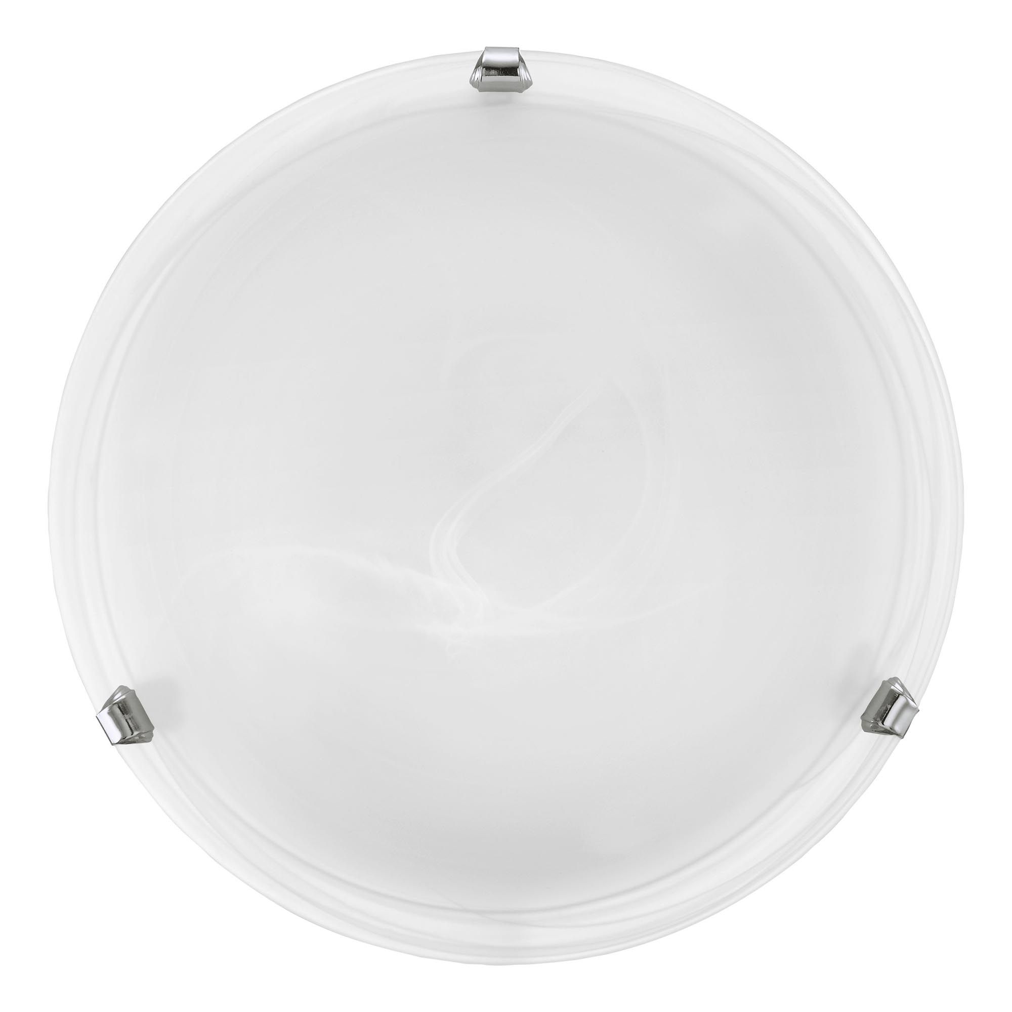 Plafonnier SALOME Albâtre blanc Ø40CM