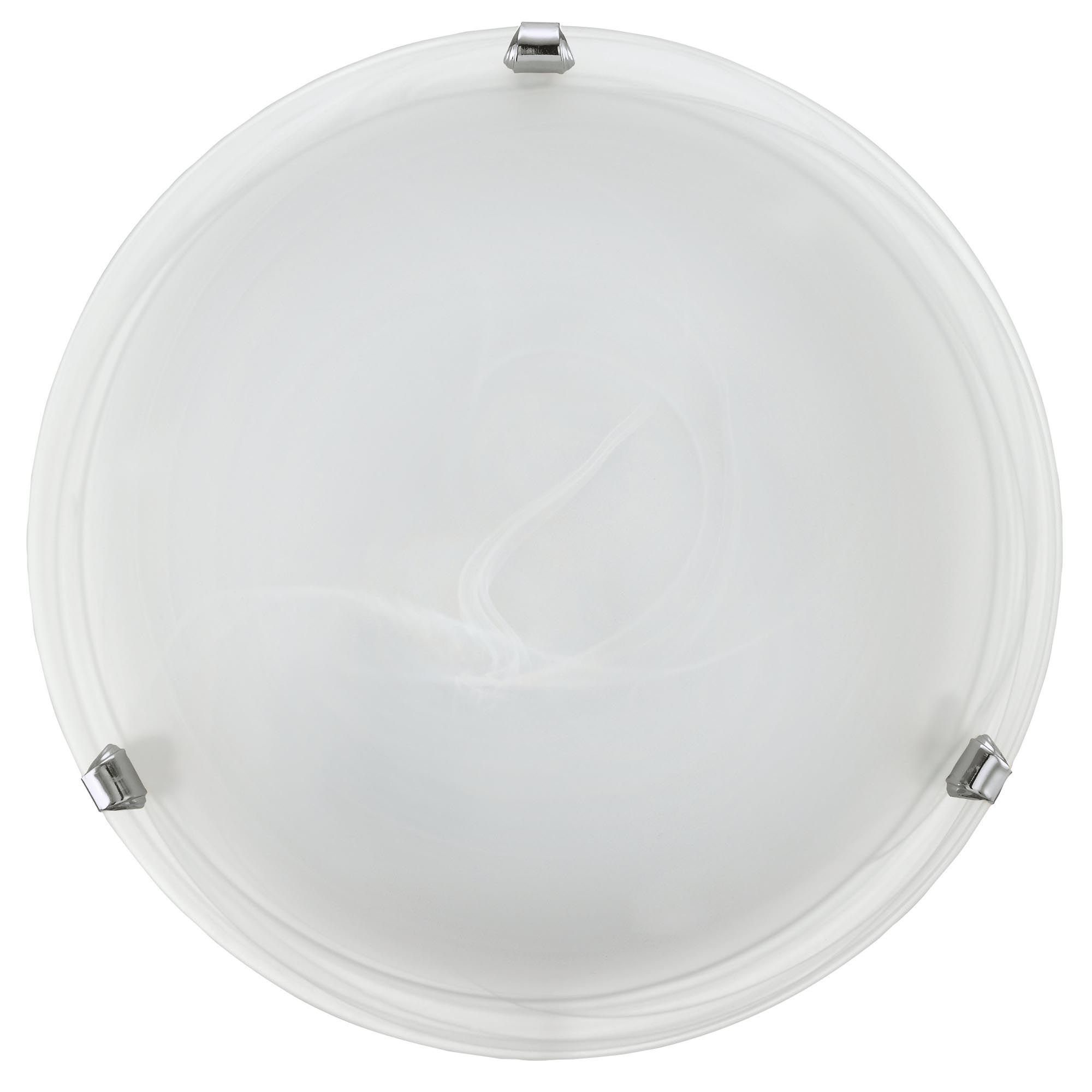 Plafonnier SALOME Albâtre blanc Ø30CM