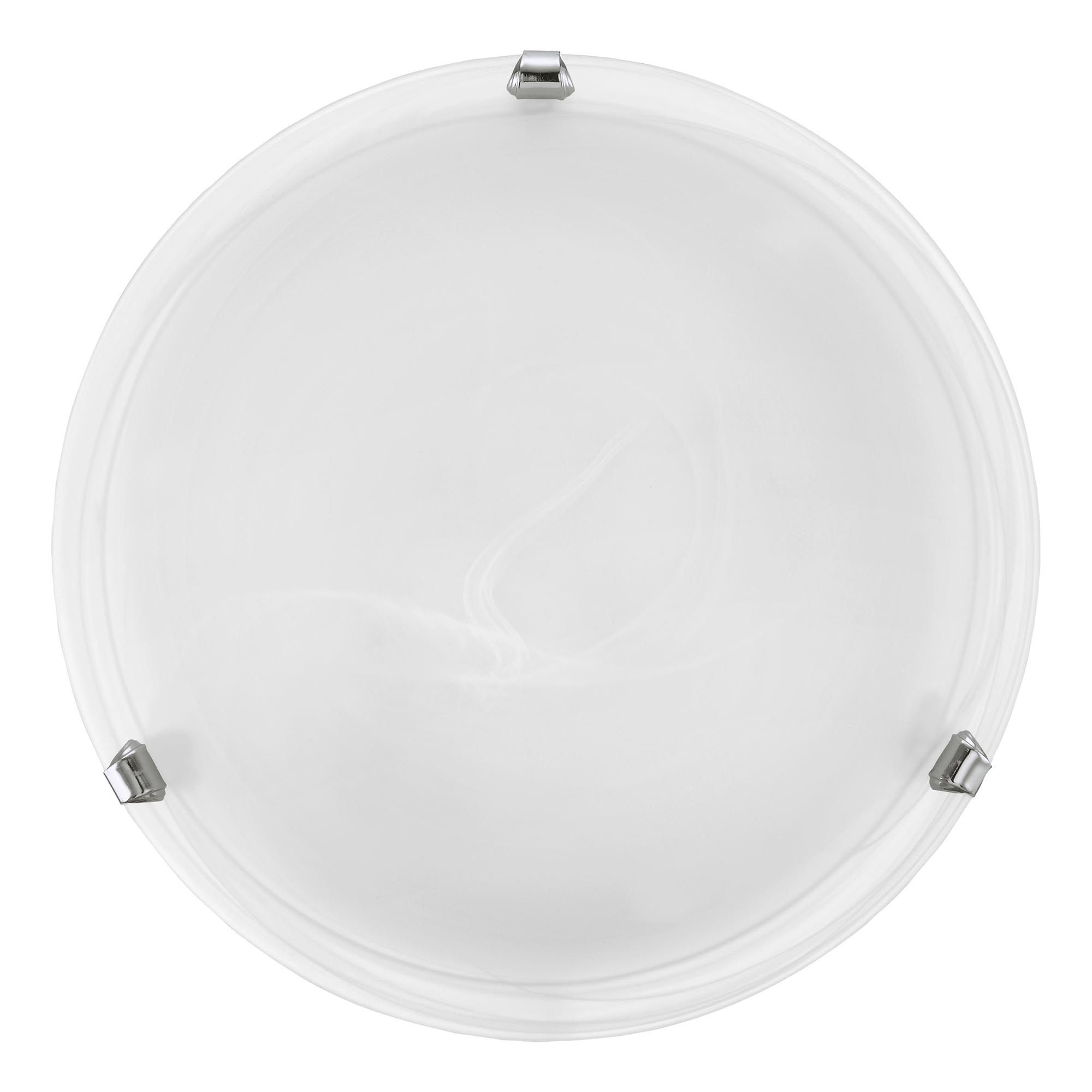 Plafonnier SALOME Albâtre blanc Ø30CM
